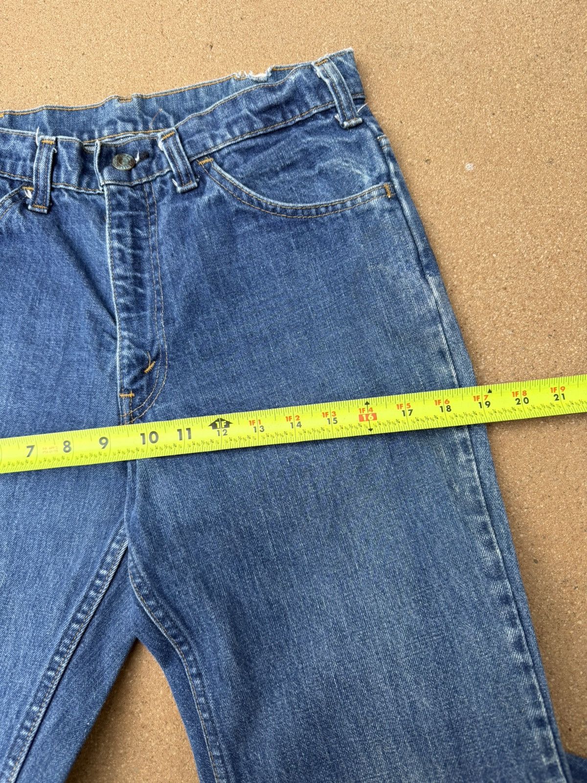Levi's Vtg 70’s Levi’s 646 Orange Tab Bellbottom Flare Jeans 30x31 Size US 30 / EU 46 - 12 Thumbnail