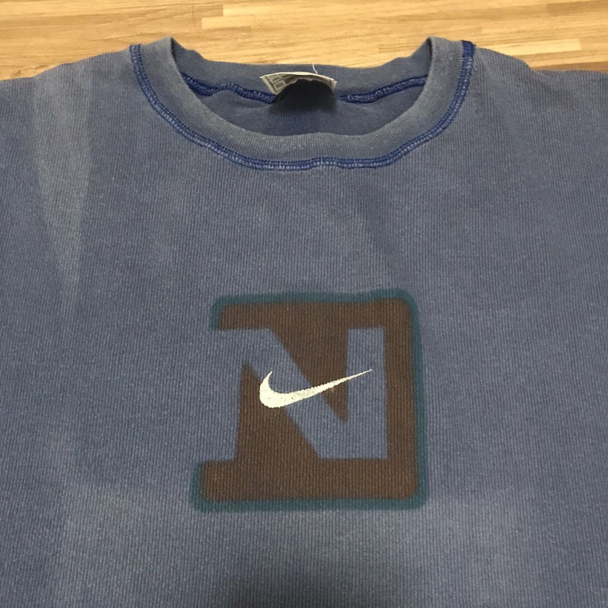 Nike × Vintage NIKE CENTER BOX LOGO SWOOSH GRAPHIC CORDUROY LATE 90s RARE Size US XL / EU 56 / 4 - 2 Thumbnail