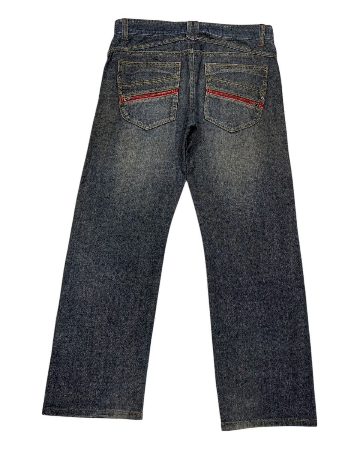 Kapital Vintage Japanese Brand Belfalcon Baggy Jeans Rusty Mud Wash Size US 34 / EU 50 - 8 Thumbnail