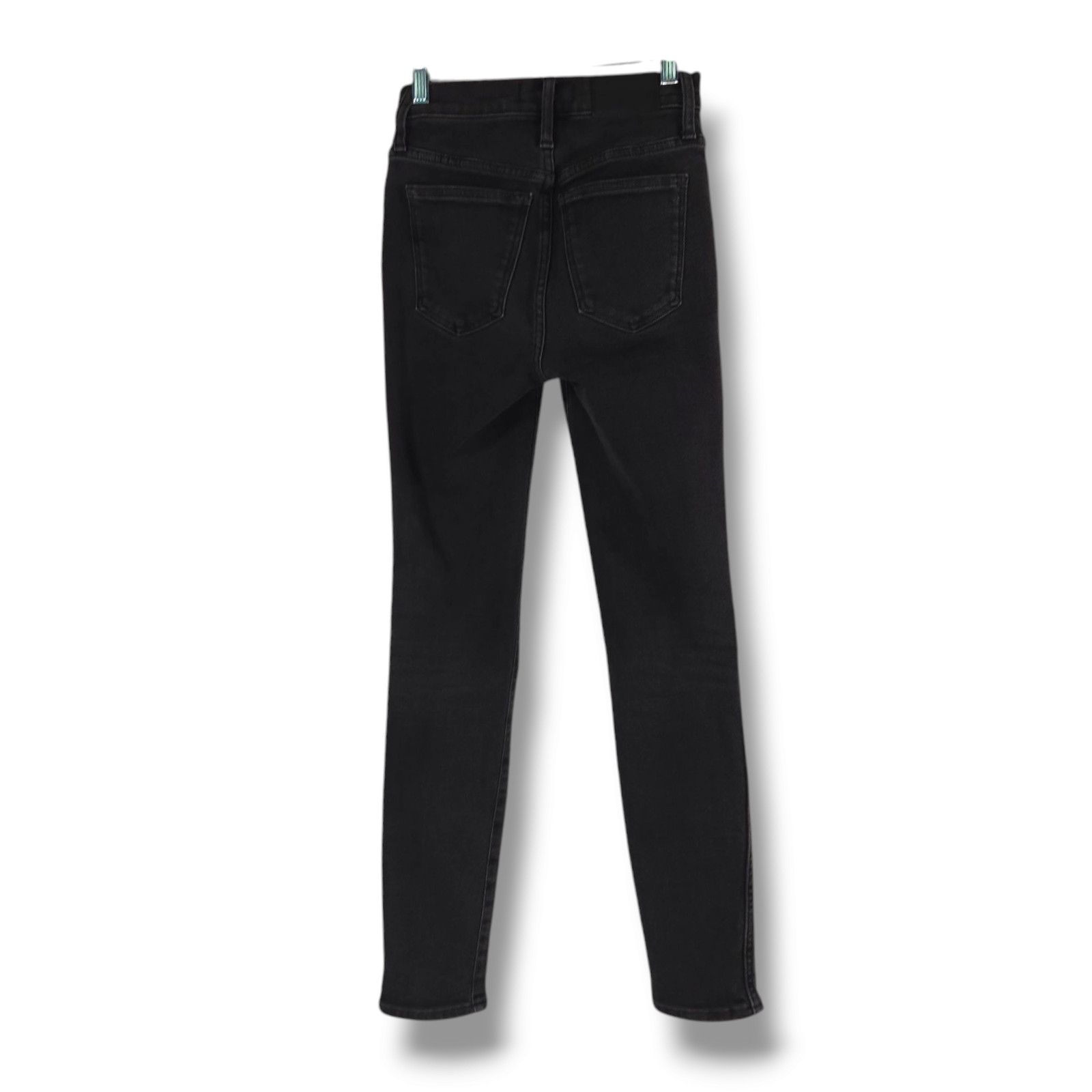 Madewell EUC Madewell High-Rise Skinny Jeans Sz. 24x28 Black Frost Size 24" / US 00 / IT 34 - 3 Thumbnail