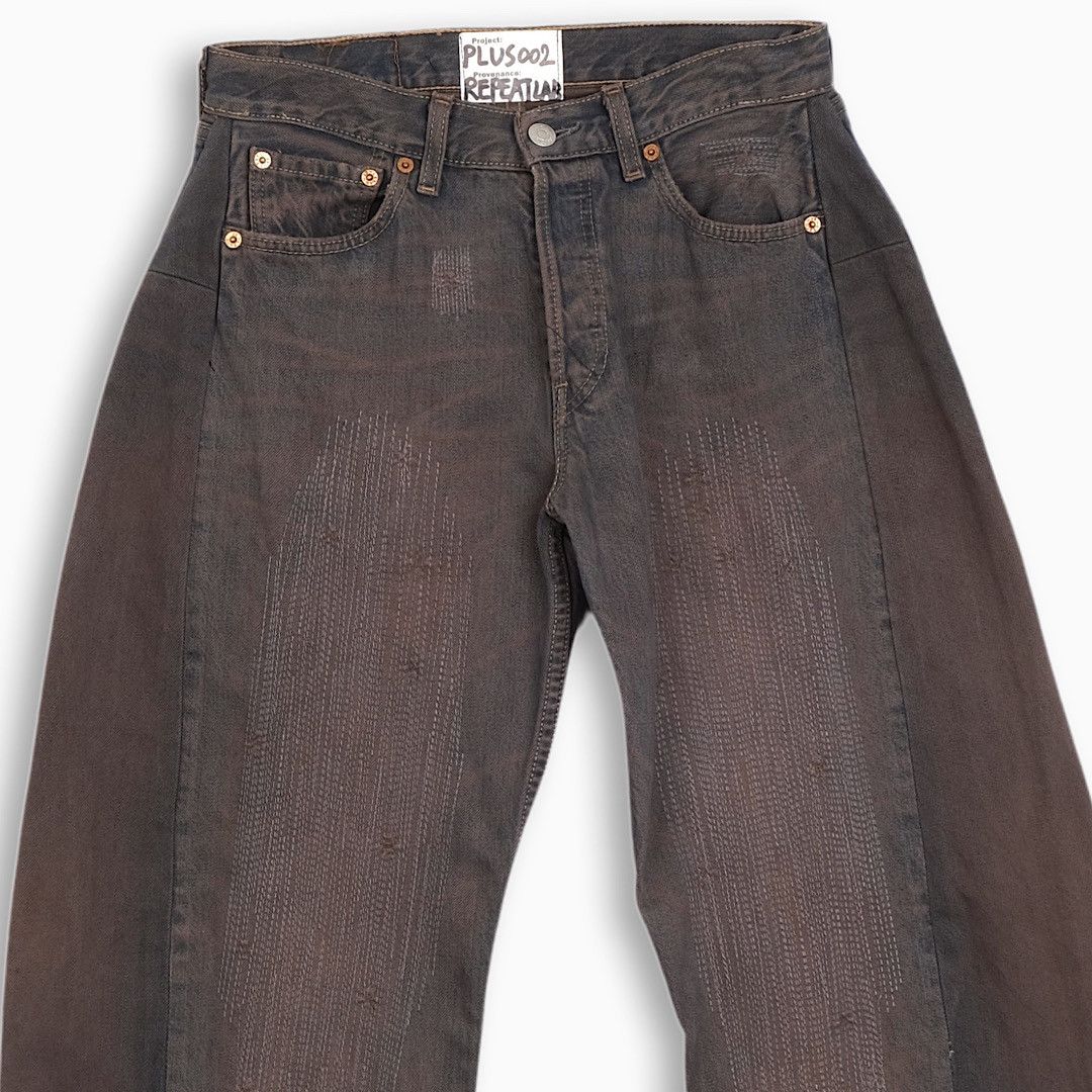 Japanese Brand × Levi's × Vintage REPEAT PLUS 002 Dirty Brwon 28 size (RP002W2701) Size 28" / US 6 / IT 42 - 3 Thumbnail