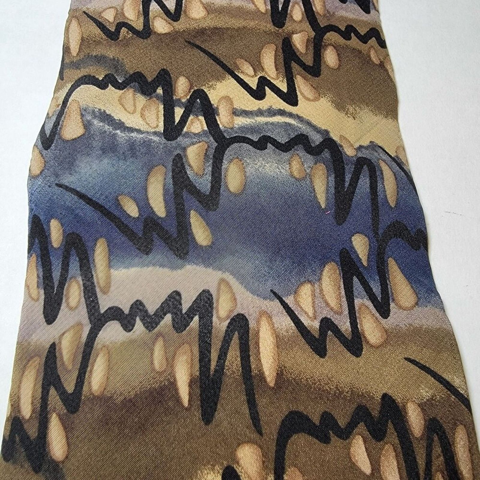 Grateful Dead Grateful Dead Tie Symesthesia Second Set -100% Imported Silk Size ONE SIZE - 1 Thumbnail