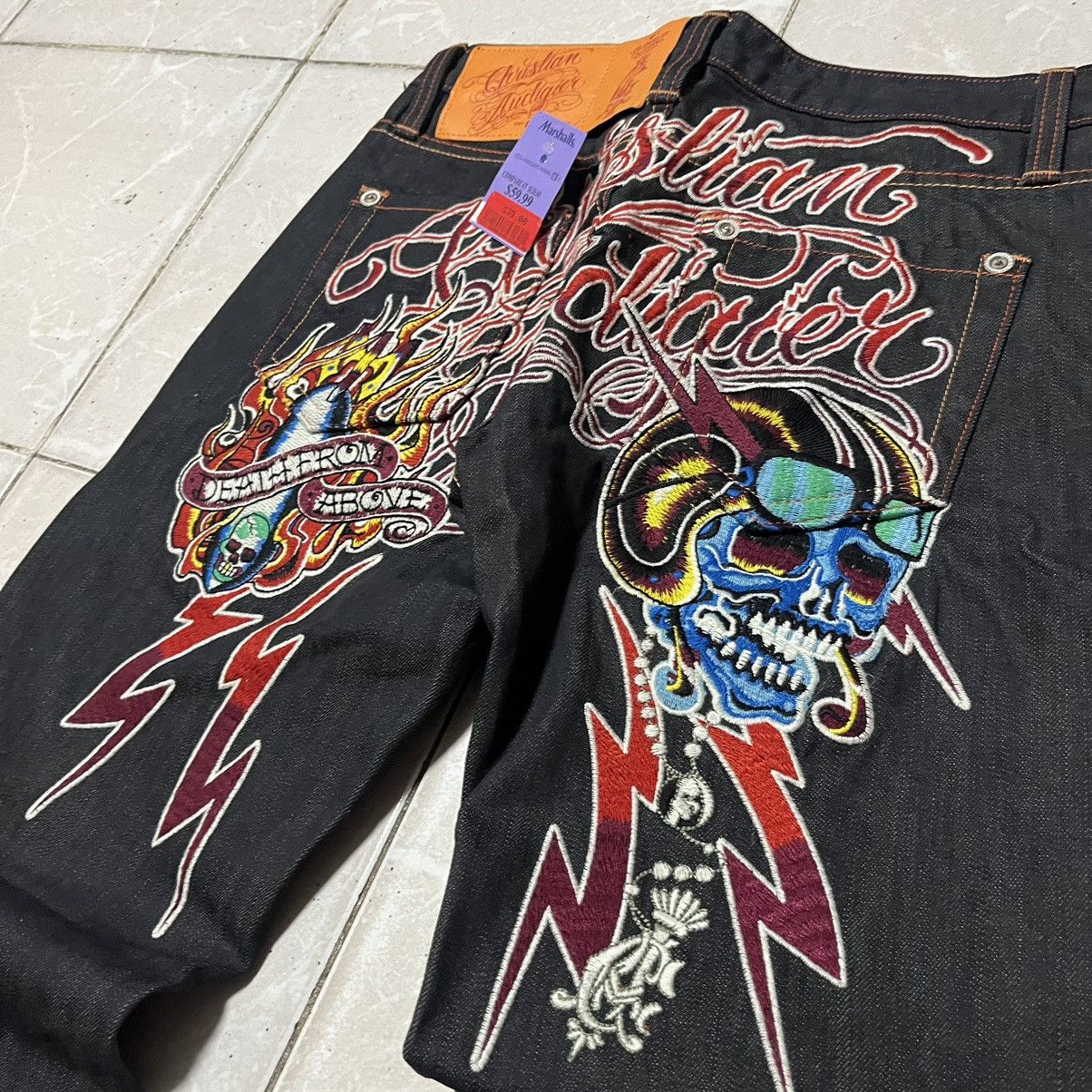 Christian Audigier Christian Audigier Jeans VL Size US 33 - 2 Thumbnail