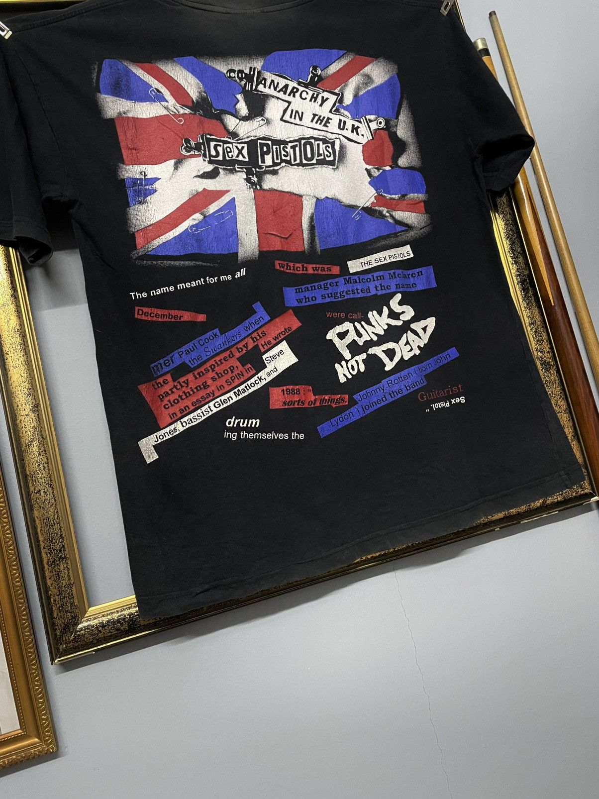 Vintage Vintage Original 90s Sex Pistols Punk Johny Rotten Sunfaded Size US L / EU 52-54 / 3 - 11 Thumbnail