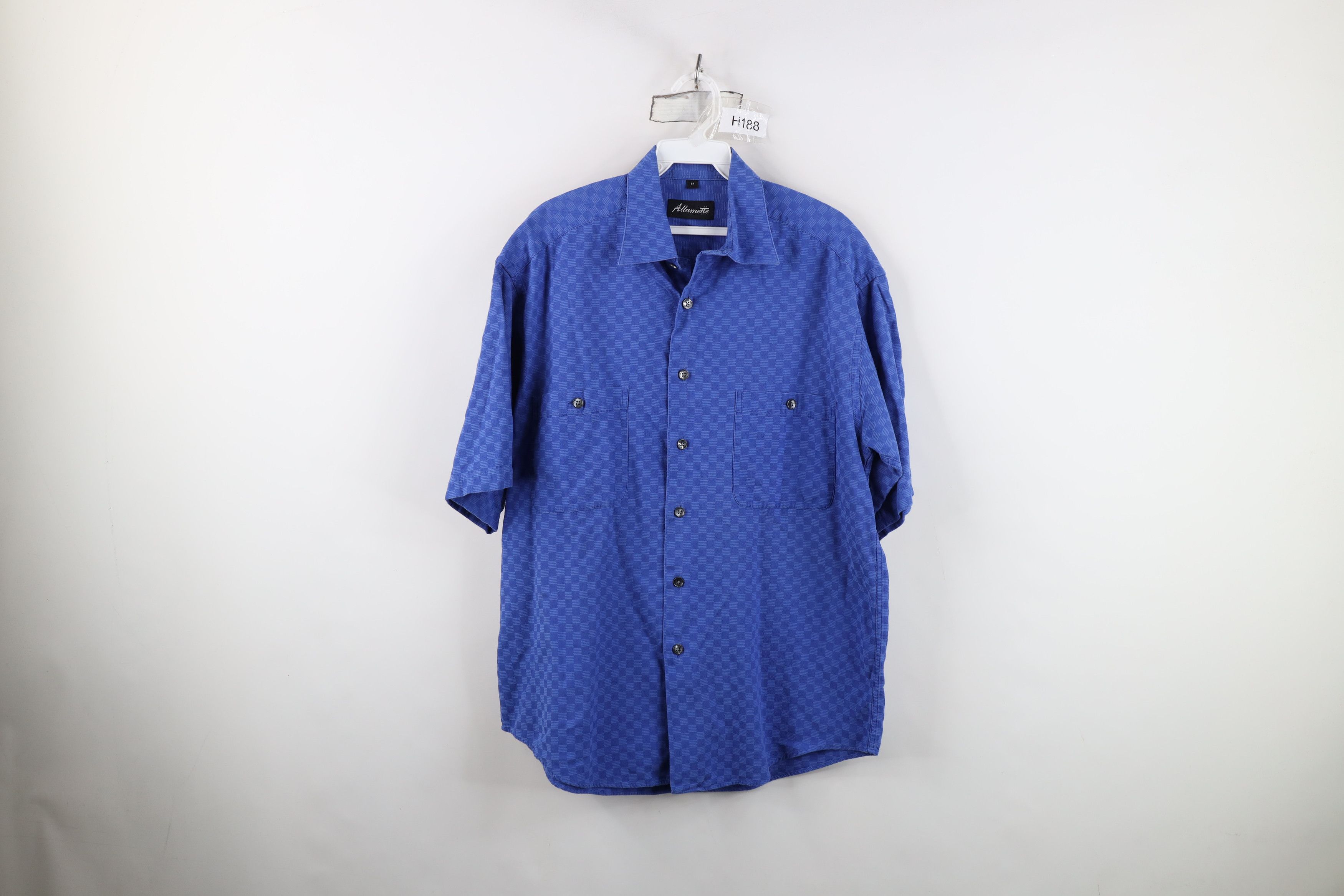 Vintage Vintage 90s Streetwear Checkered Short Sleeve Button Shirt Size US M / EU 48-50 / 2 - 1 Thumbnail