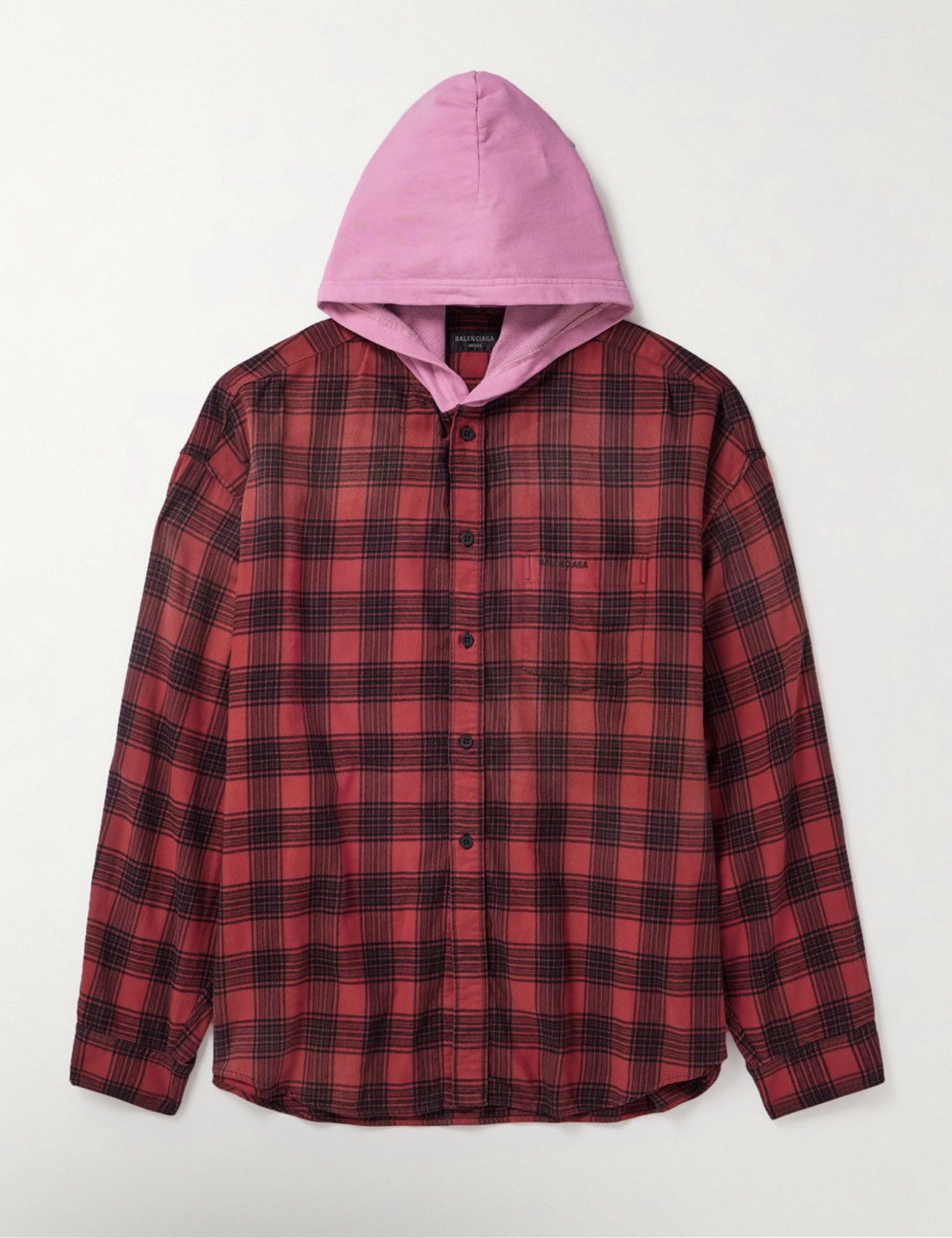 Balenciaga hoodie flannels sales
