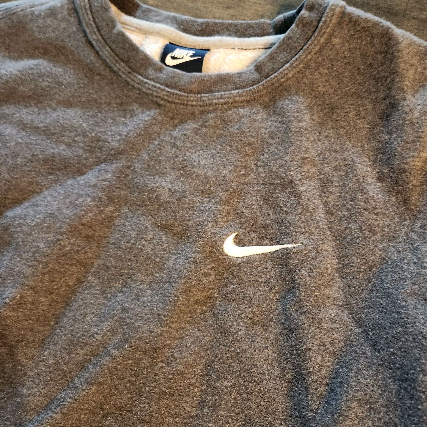Nike VINTAGE Nike Sweatshirt Crewneck Pullover Gray Swoosh Blue Tag Men’s M Regular Shirt? Size US M / EU 48-50 / 2 - 2 Thumbnail