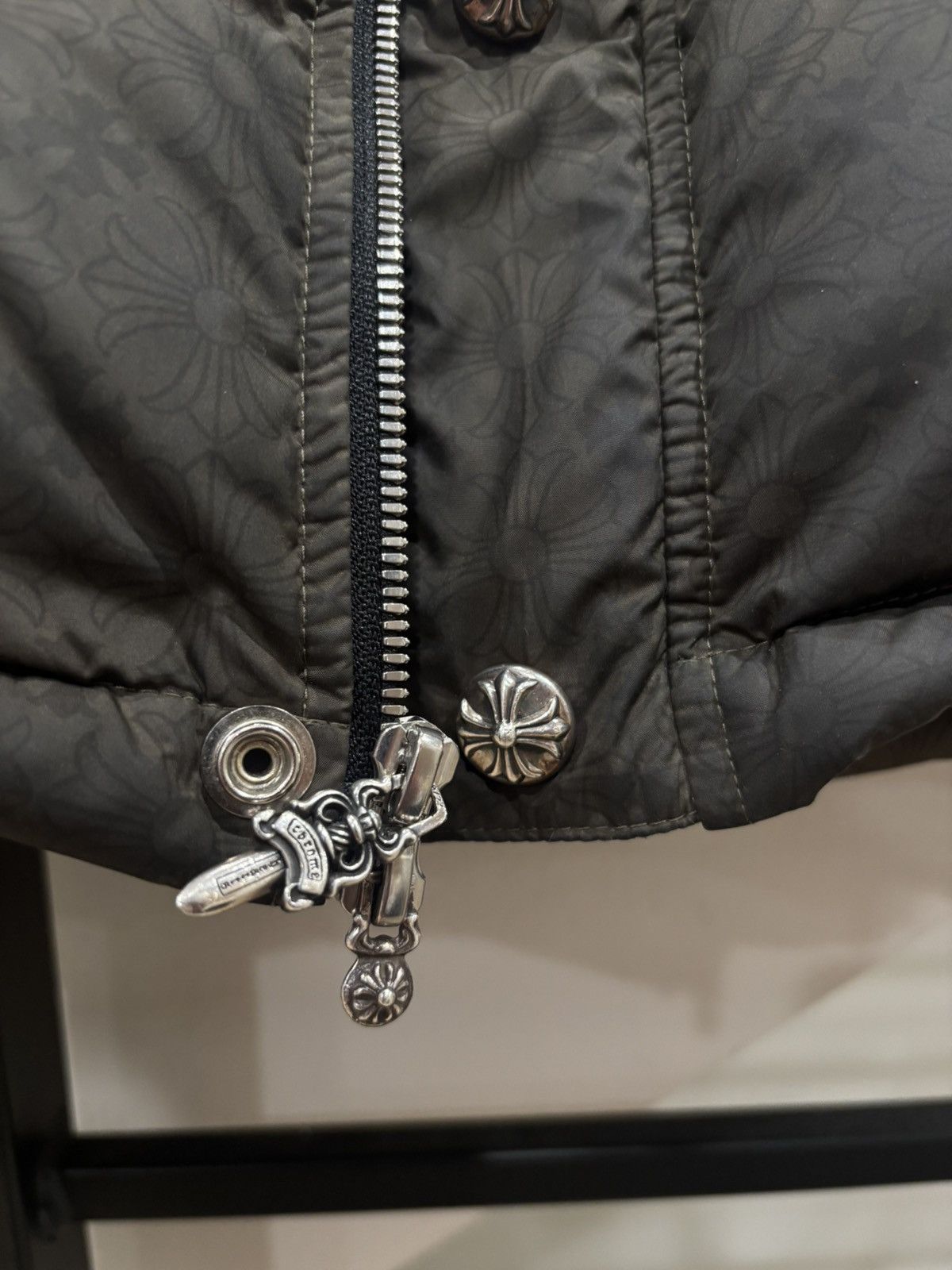 Chrome Hearts Chrome Hearts Army Green Motif Puffer Vest Size US S / EU 44-46 / 1 - 7 Thumbnail