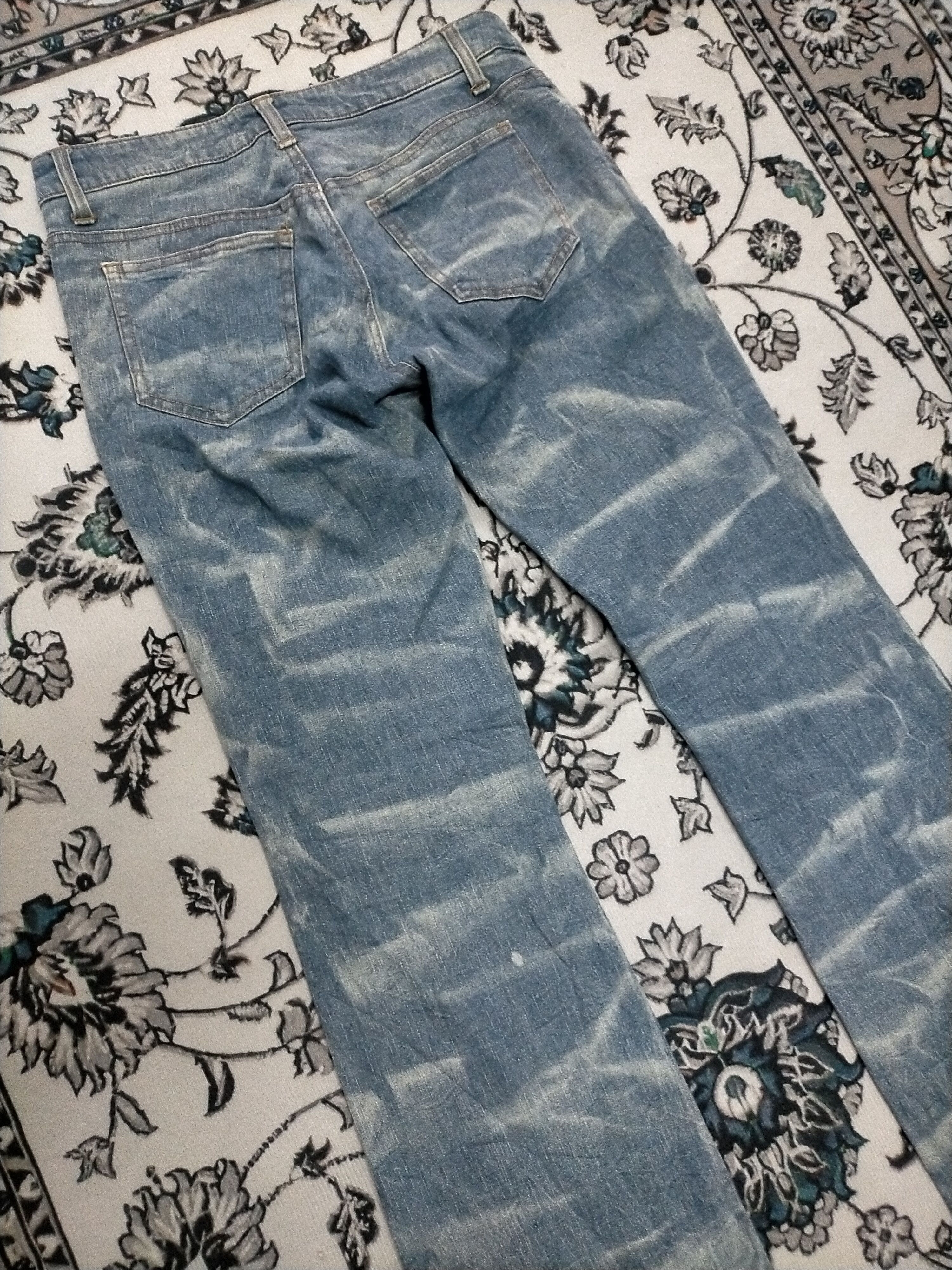 Hysteric Glamour 🔥 Flare 🔥 Japanese Brand Washed Crazy Jeans Size US 29 - 3 Thumbnail