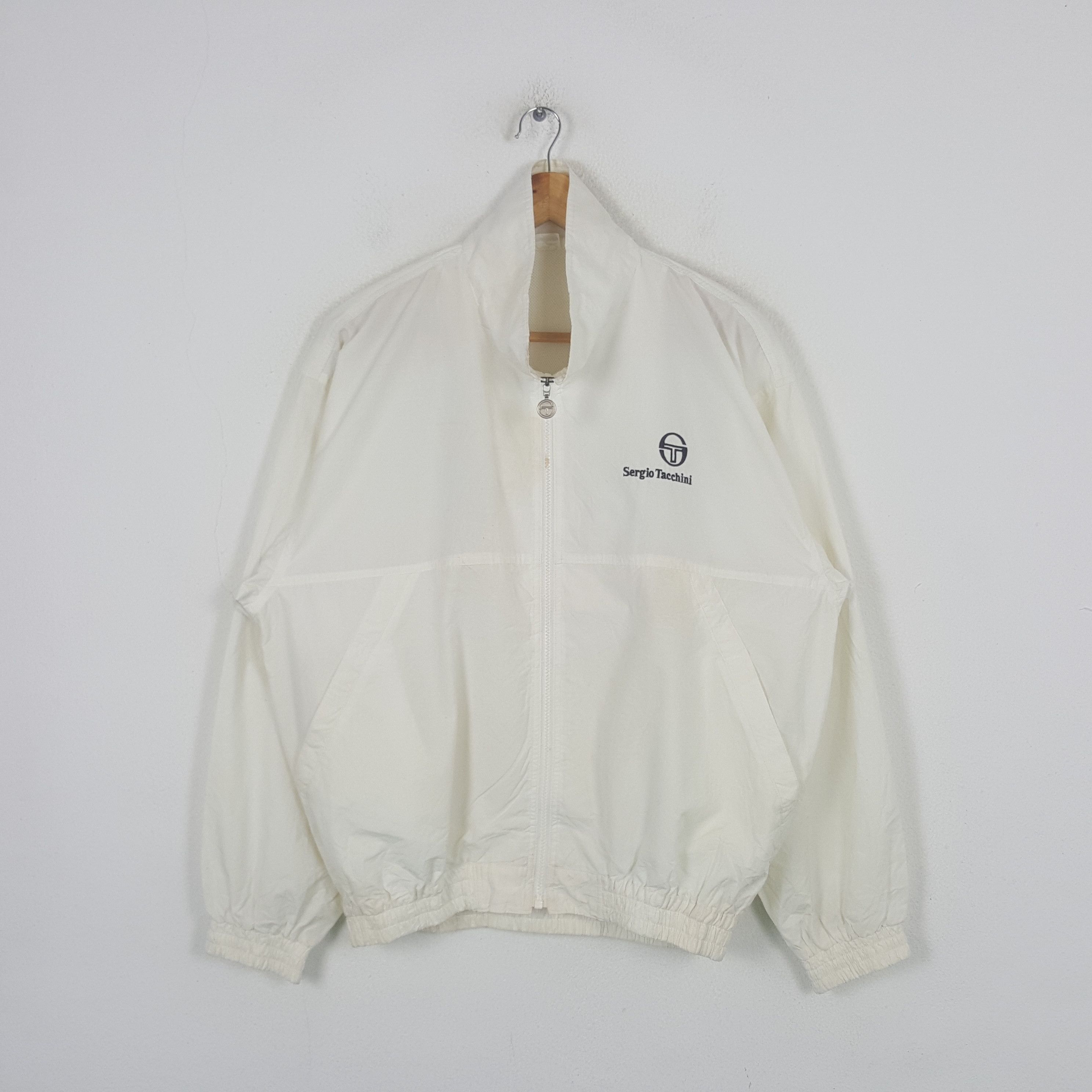 Sergio Tacchini Vintage Sergio Tacchini Tennis Sport Windbreaker Jacket RR20 Size US XL / EU 56 / 4 - 3 Thumbnail