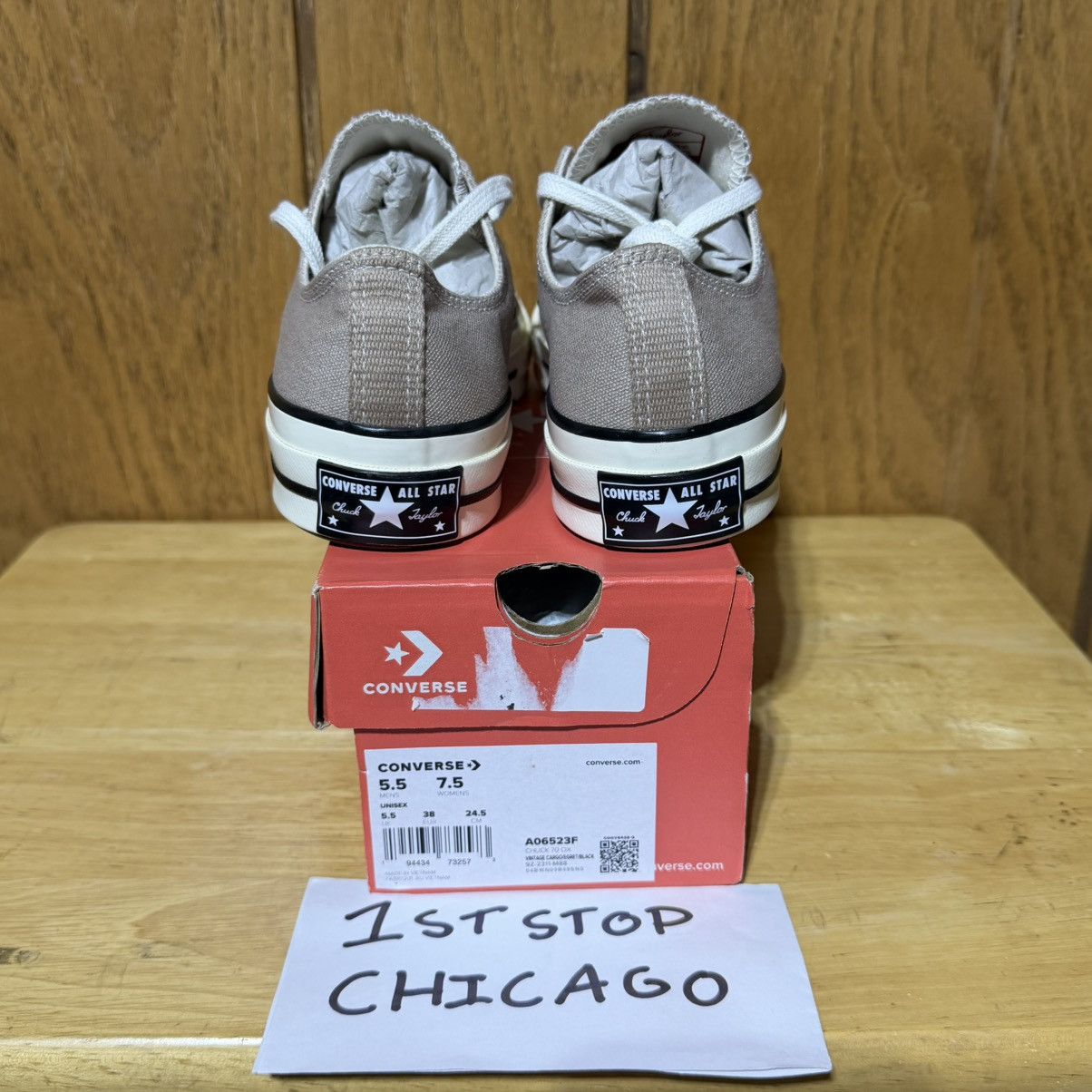 Converse Converse Chuck 70 Ox Low Vintage Cargo Egret Womens 7.5 NEW Size US 7.5 / IT 37.5 - 4 Thumbnail