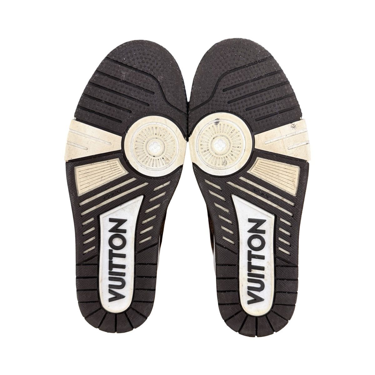 Louis Vuitton Louis Vuitton Damier White Mocha Brown Low-Top Trainer Size US 8.5 / EU 41-42 - 7 Thumbnail