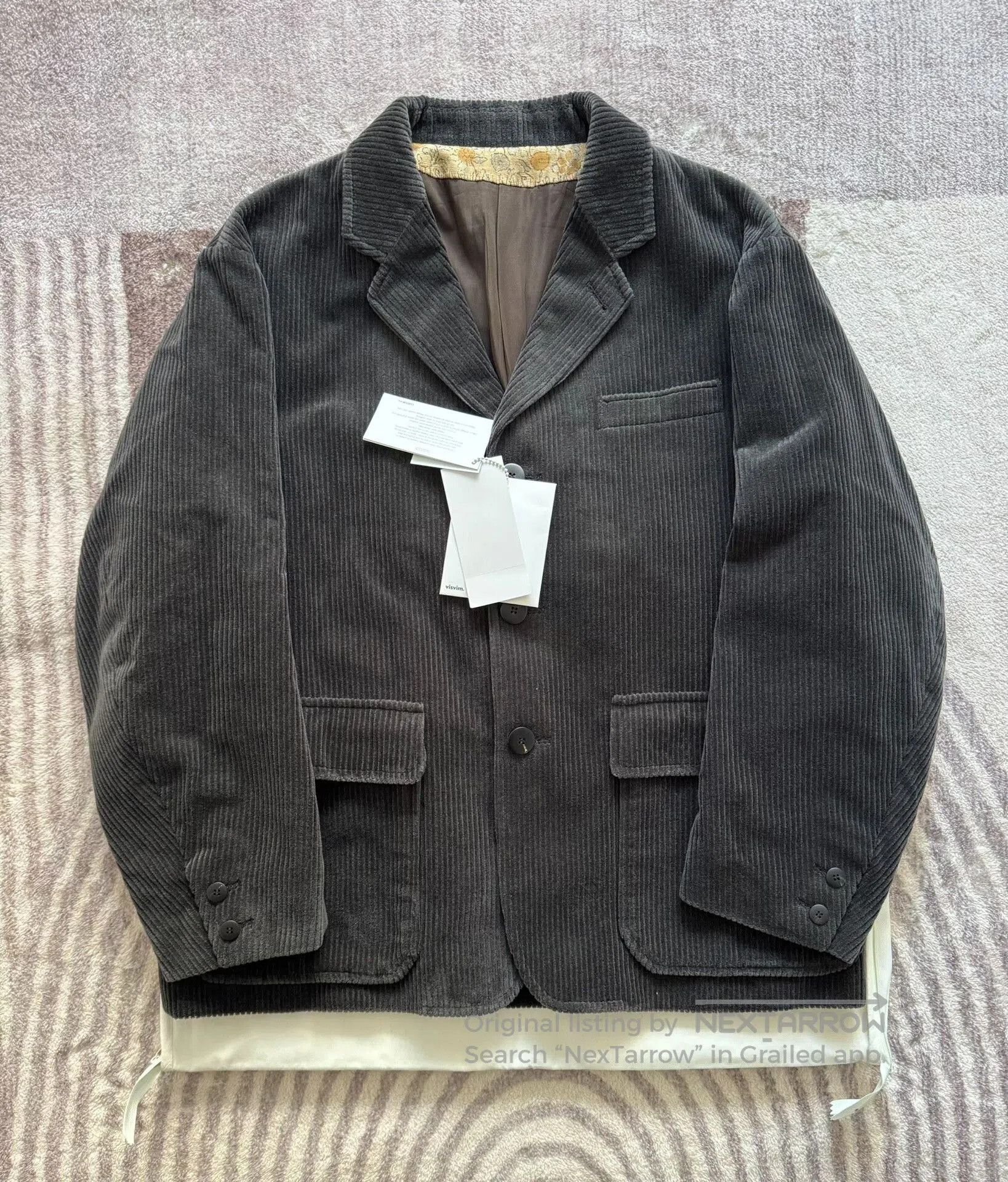 Visvim visvim bowen blazer wool corduroy gray. Size US M / EU 48-50 / 2 - 1 Thumbnail