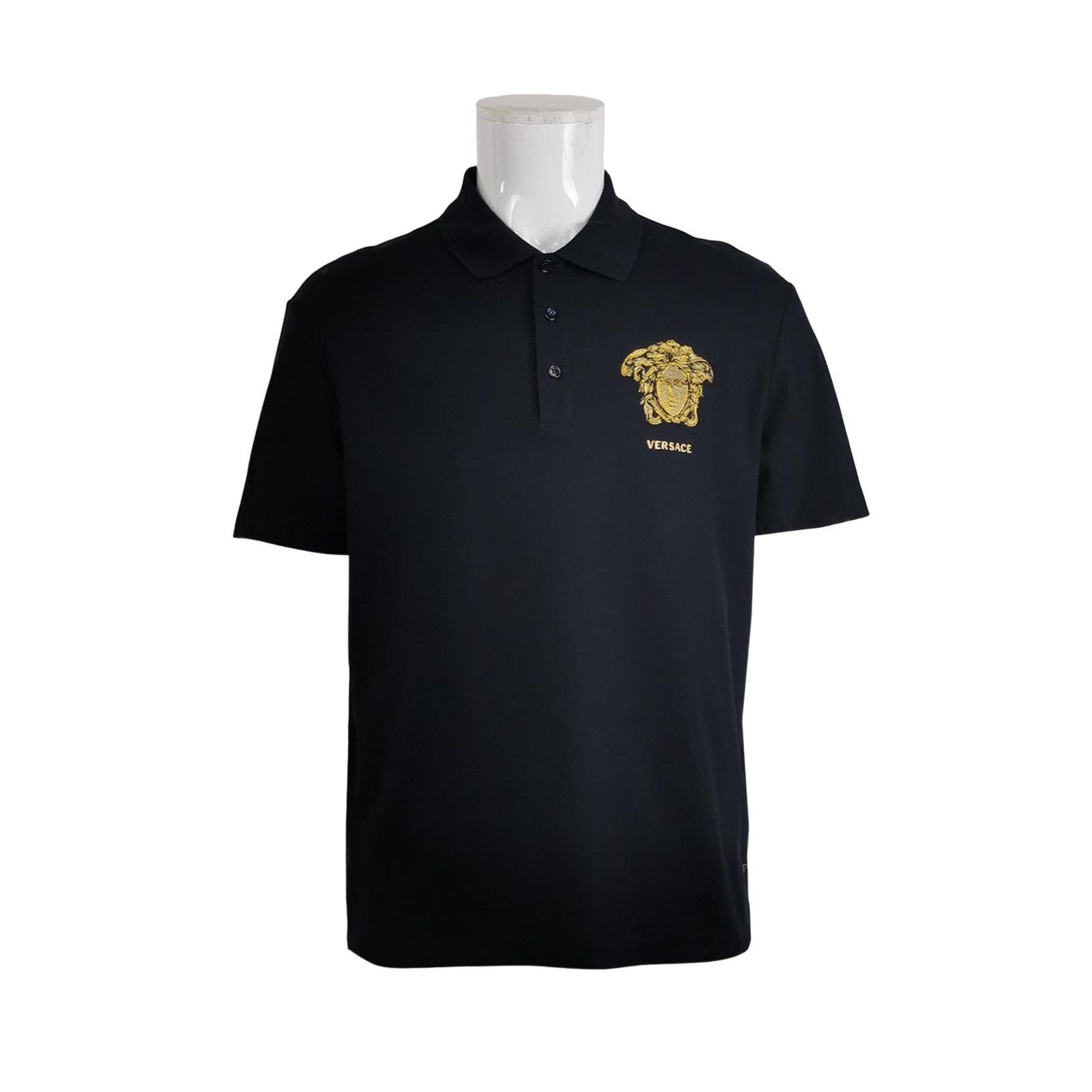 Versace Versace Medusa Head Embroidery Polo Size XL Size US XL / EU 56 / 4 - 1 Thumbnail