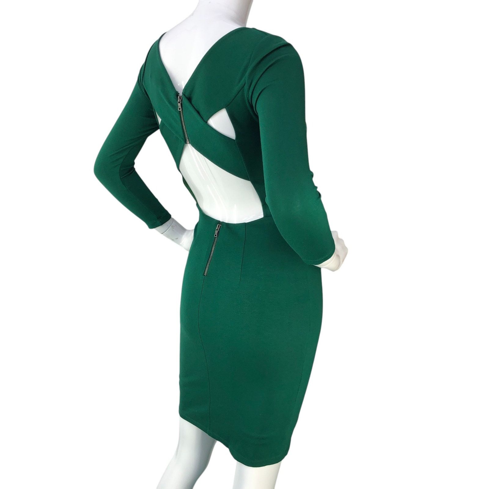 Alice + Olivia Alice + Olivia A+O Size 2 Dress Bodycon Back Cutout Stretch Size XS / US 0-2 / IT 36-38 - 9 Thumbnail
