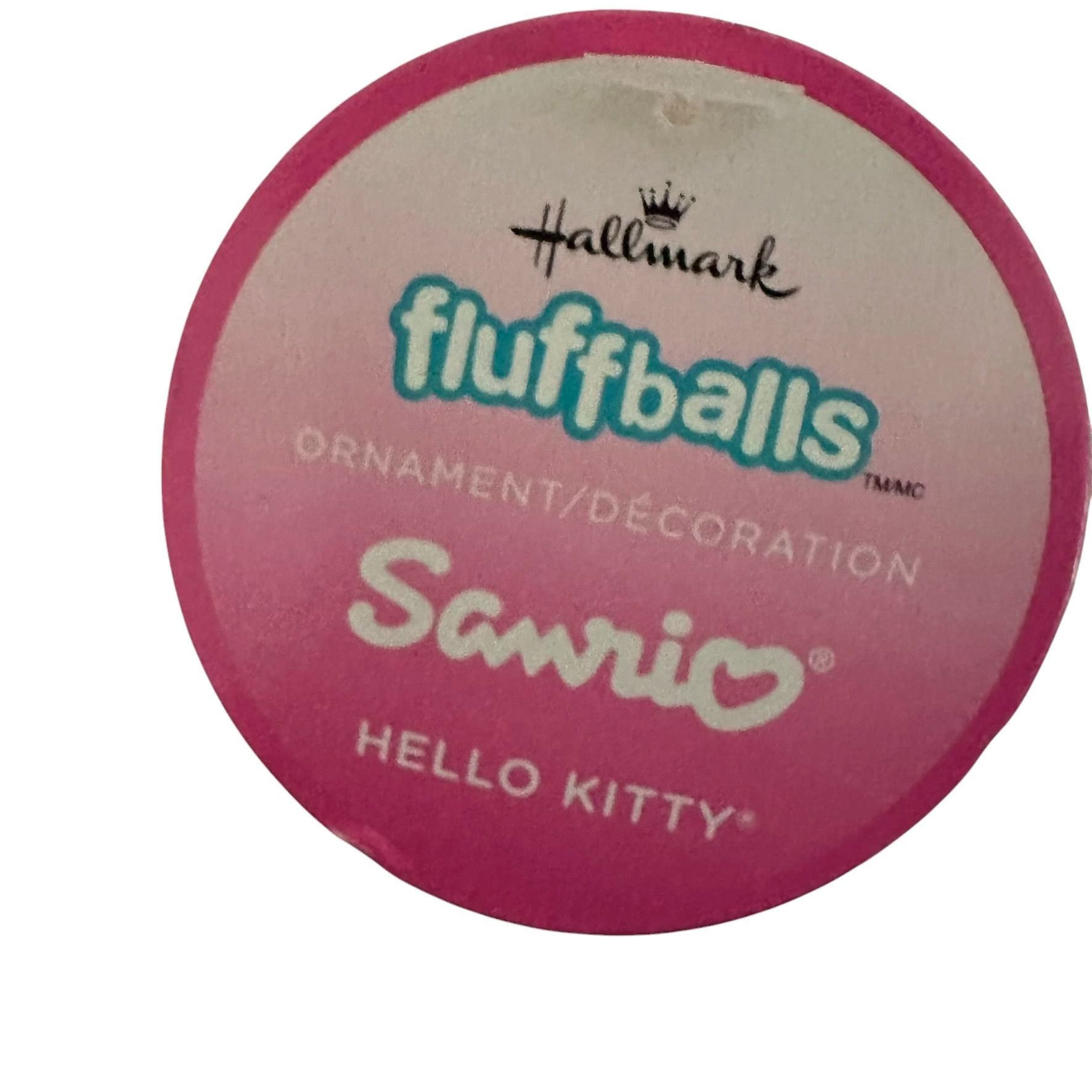 Japanese Brand Hello Kitty Sanrio Hallmark Fluffballs Plush Ornament Toy C Size ONE SIZE - 8 Thumbnail