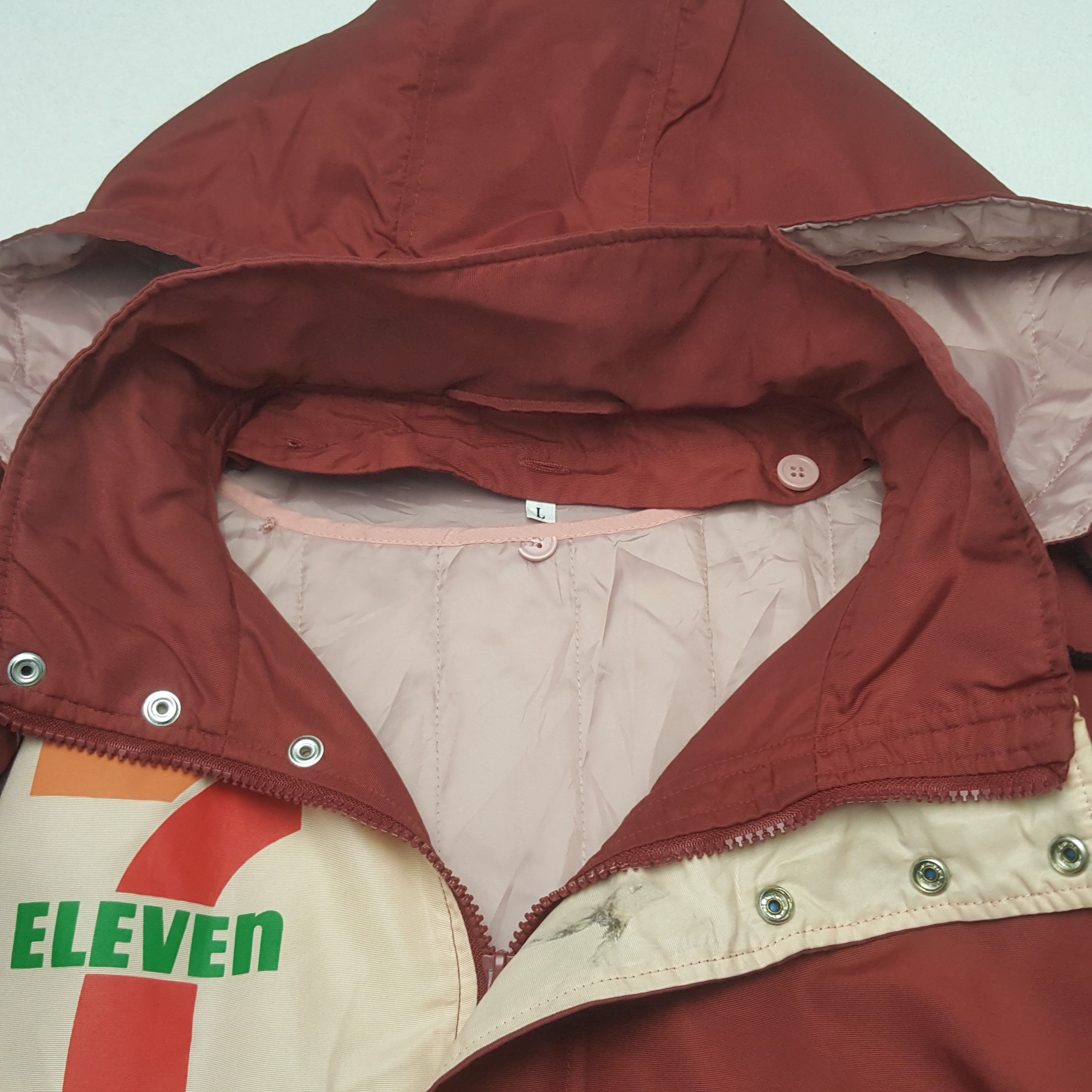 Japanese Brand Vintage 7 Eleven Japanese Uniform Hoodies Jacket C300N30 Size US XL / EU 56 / 4 - 5 Thumbnail