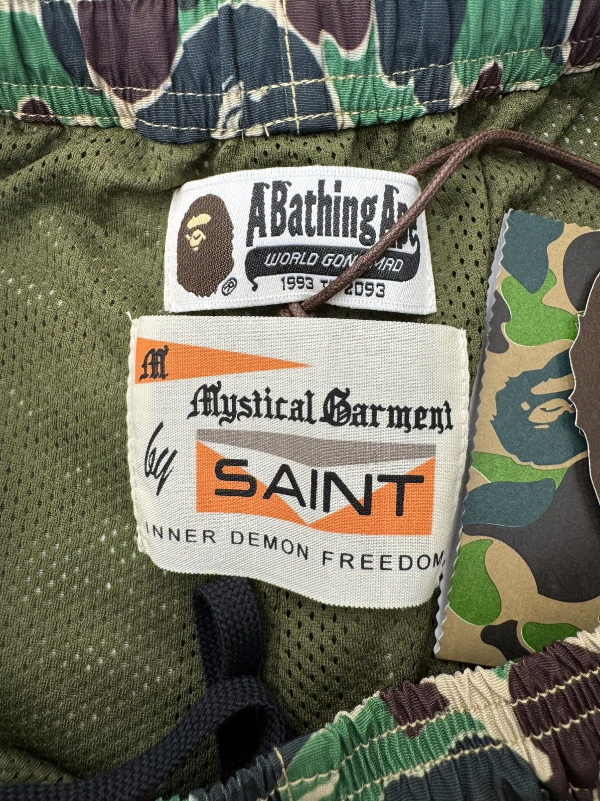 Bape × Saint Michael Saint Michael x Bape Track Pants Size US 30 / EU 46 - 4 Thumbnail