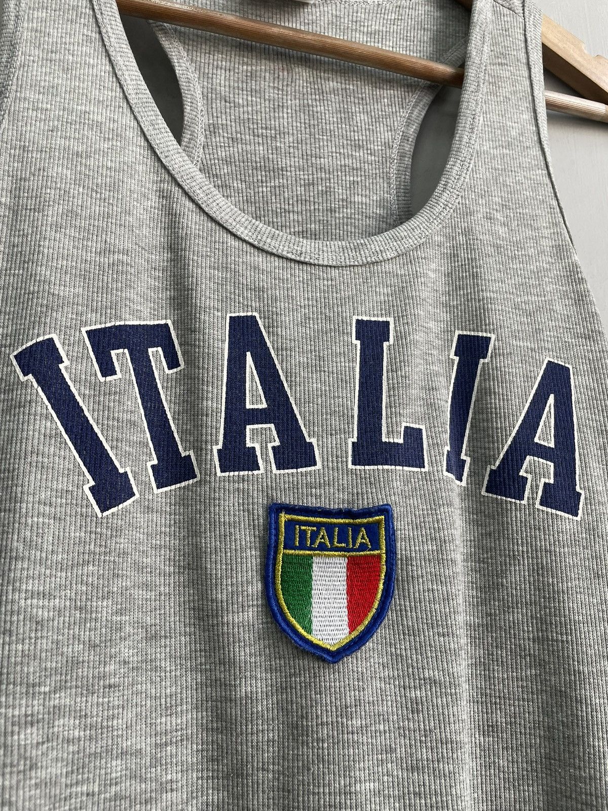 Vintage Rare vintage ITALIA soccer t shirt tank top y2k Size US L / EU 52-54 / 3 - 7 Thumbnail