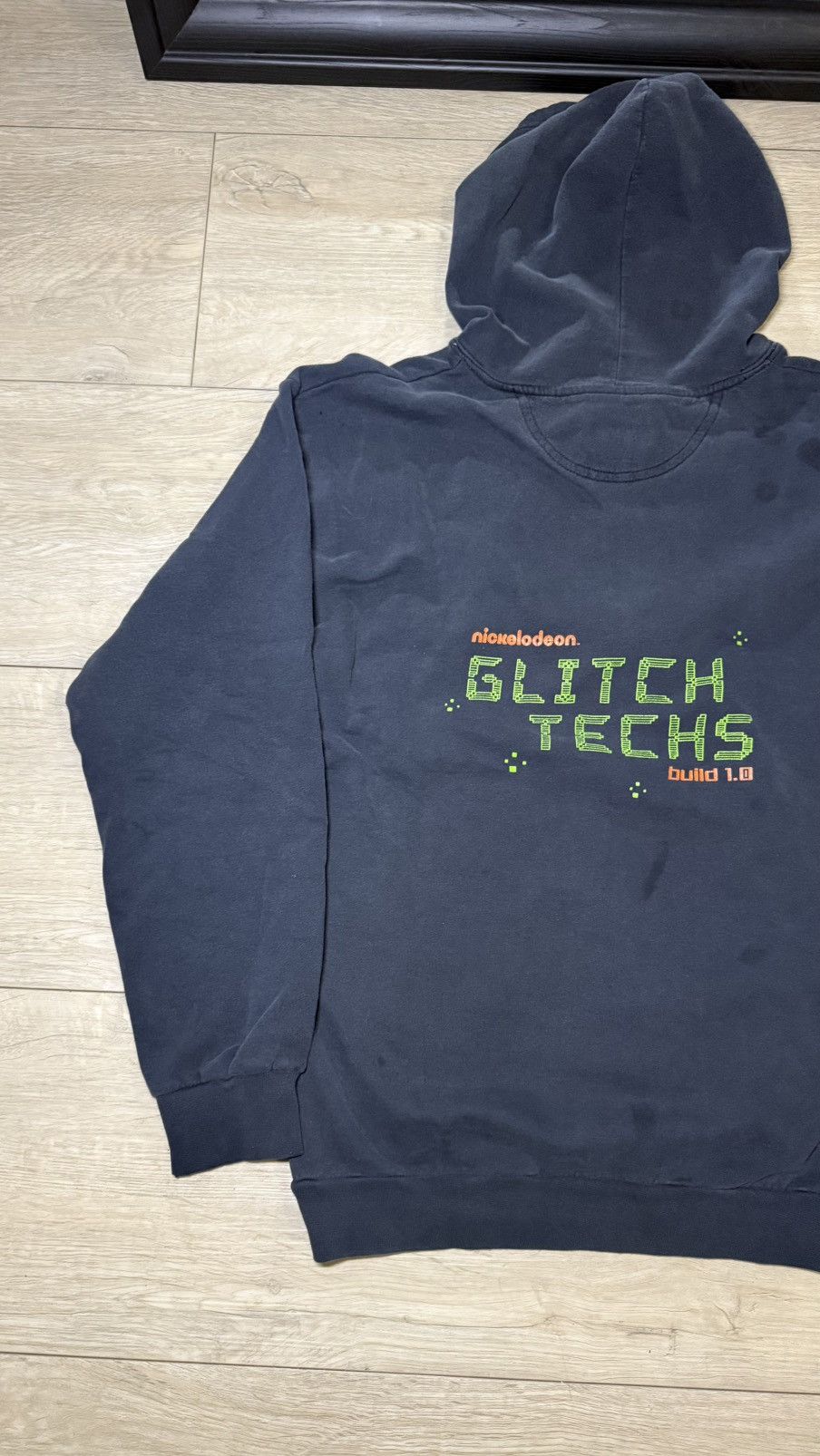 Anvil Vintage / Y2K Nickelodeon Glitch Techs Promo Hoodie Zip Up Size US M / EU 48-50 / 2 - 3 Thumbnail