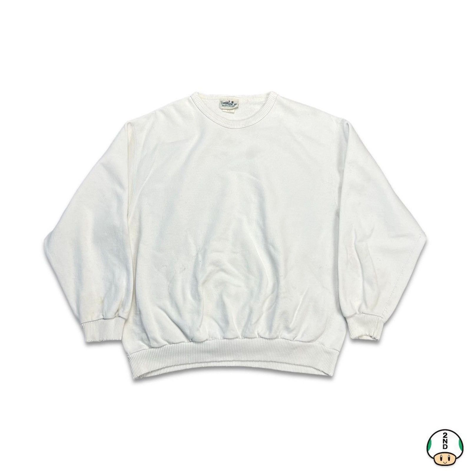 Vintage Vintage Northern Reflections Blank Sweatshirt 90s Pullover Size US M / EU 48-50 / 2 - 1 Thumbnail