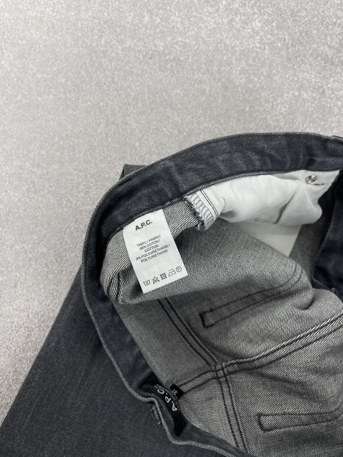A.P.C. A.P.C. Petit Standart Selvedge Grey Denim Jeans Size 31 Size US 31 - 11 Thumbnail