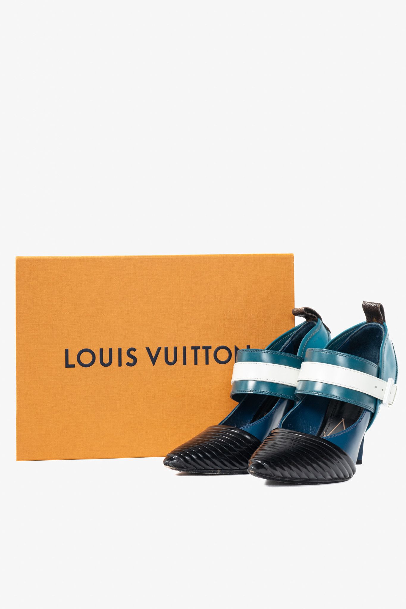 Louis Vuitton Louis Vuitton AW15 Runway Colourblock Mary Jane Heels Size US 6 / IT 36 - 12 Thumbnail