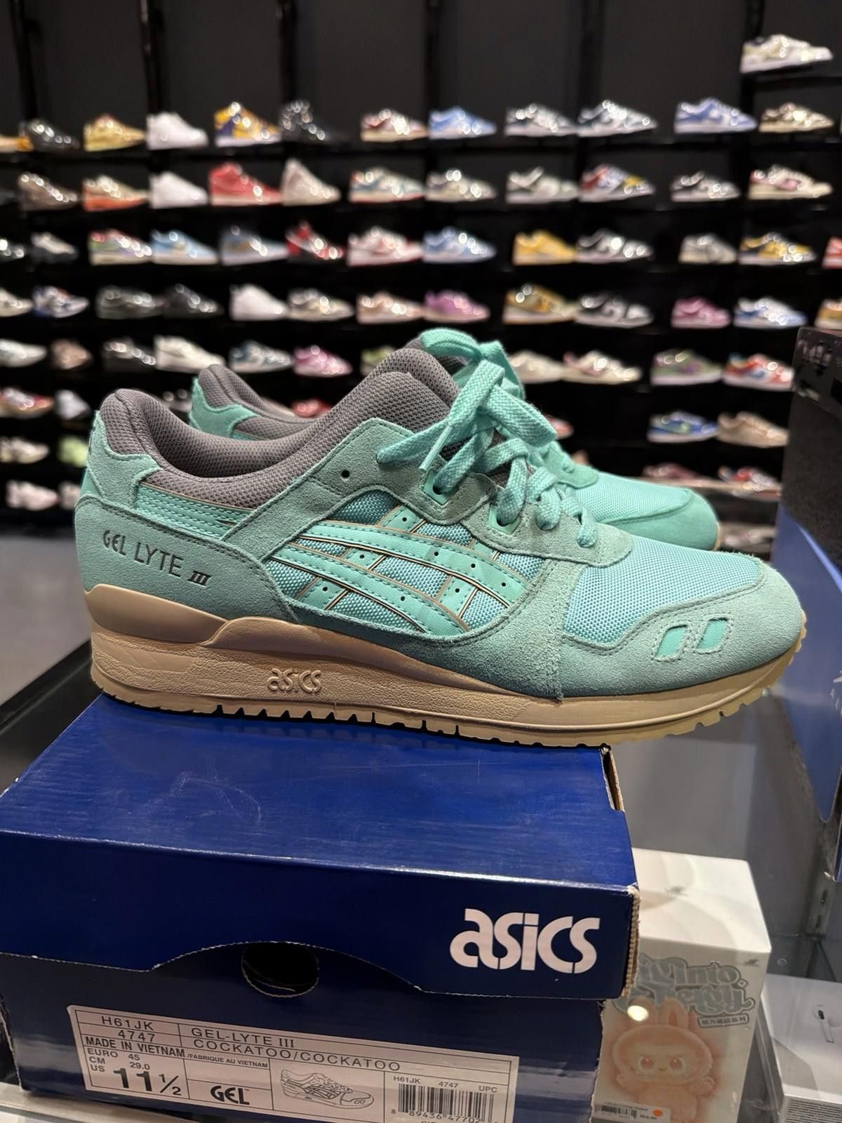 Asics ASICS Gel Lyte 3 III Cockatoo Green Kithstrike Men's 11.5 Size US 11.5 / EU 44-45 - 4 Thumbnail