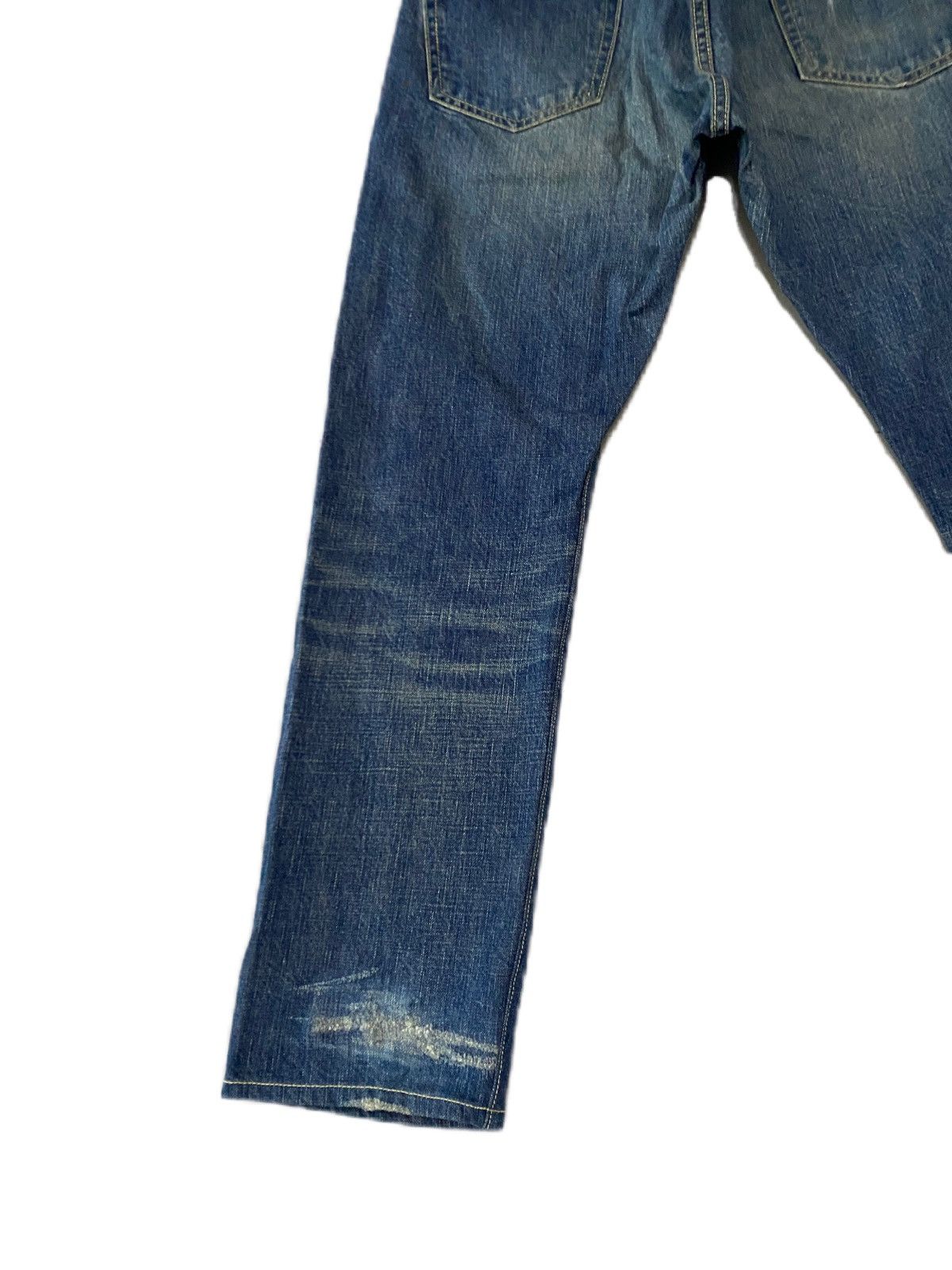 Japanese Brand × Prps PRPS SELVEDGE DISTRESS DENIM STRAIGHT TYPE Size US 32 / EU 48 - 7 Thumbnail