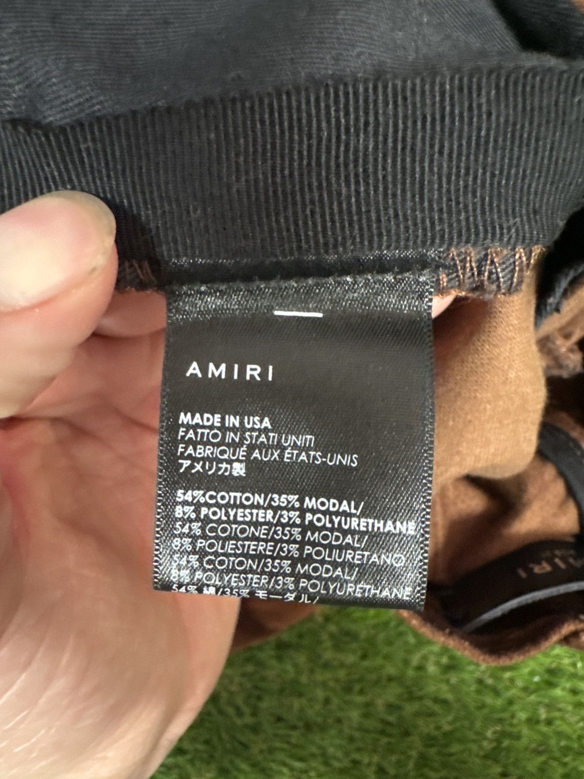 AMIRI VELVET BROWN JEANS