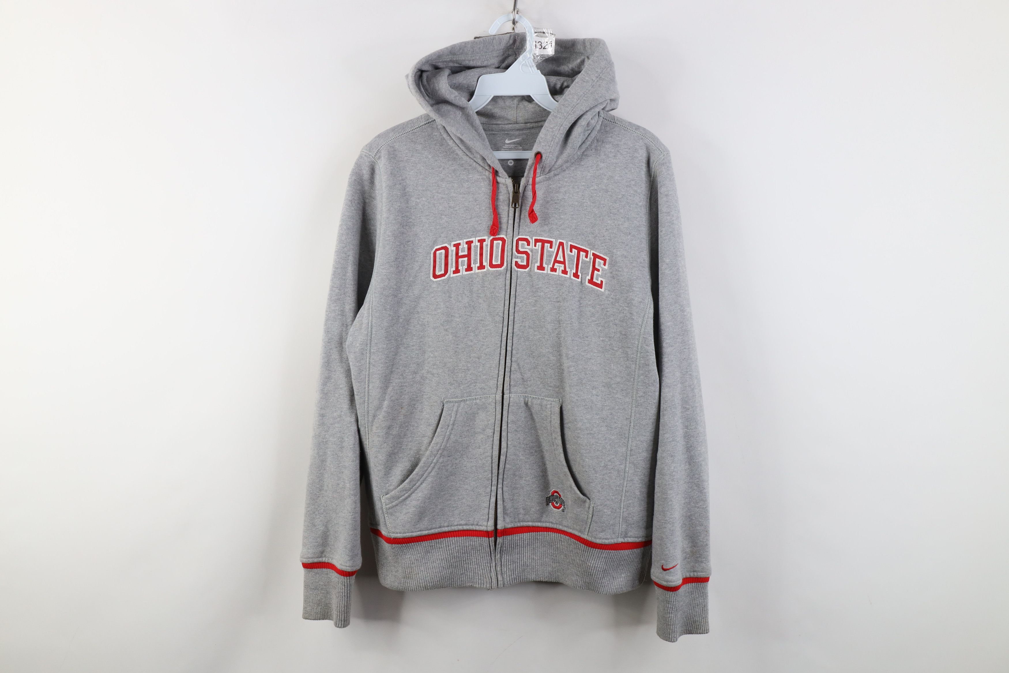 Nike Vintage Nike Scott Swoosh Ohio State University Zip Hoodie Size M / US 6-8 / IT 42-44 - 1 Thumbnail