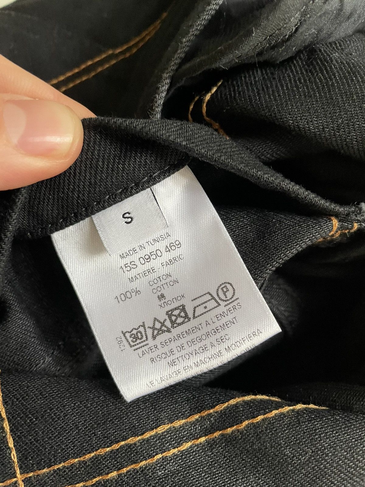 Givenchy GIVENCHY SS17 BLACK DENIM JACKET Size S / US 4 / IT 40 - 5 Thumbnail