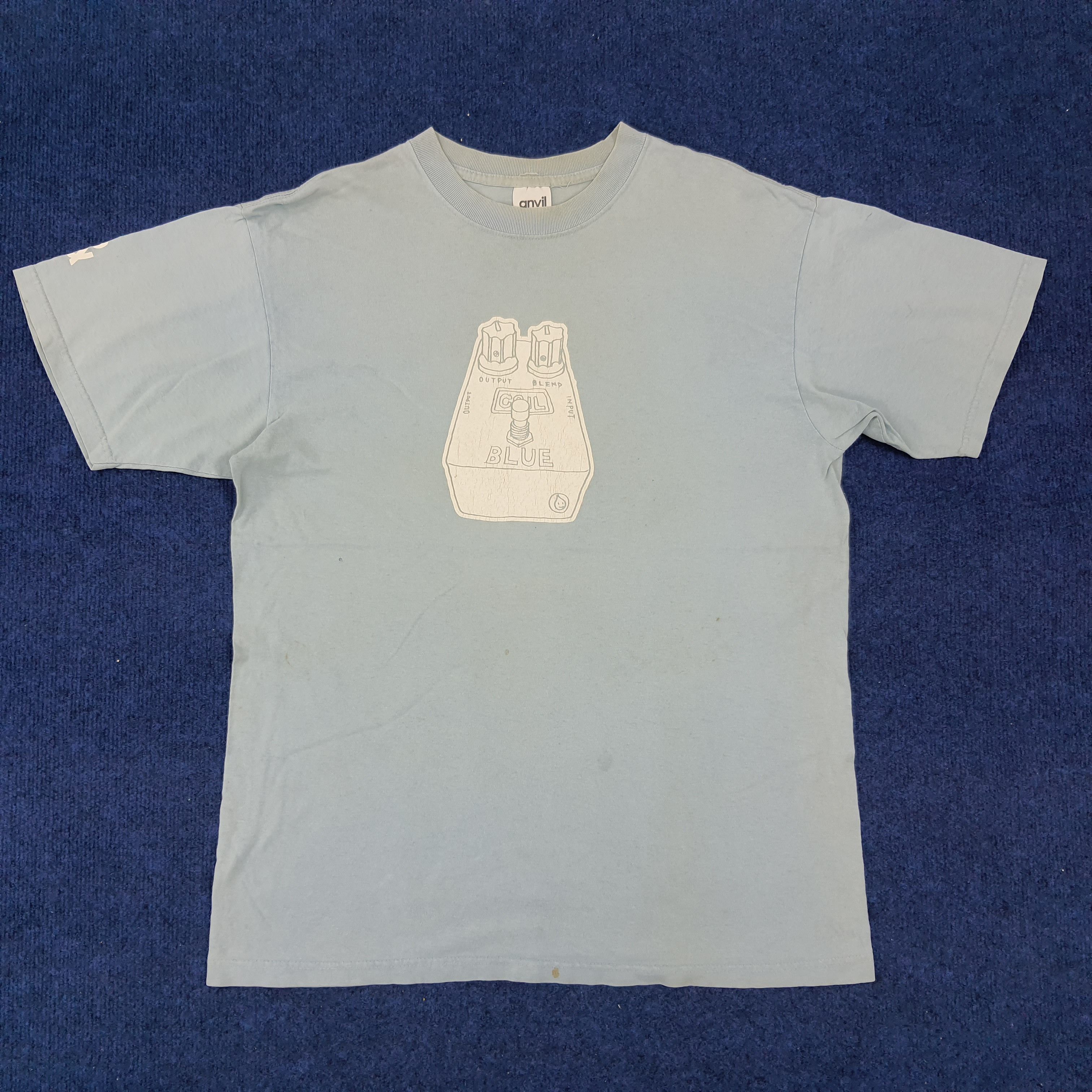 Vintage Vintage Coil Blue Streetwear Tshirt Size US L / EU 52-54 / 3 - 1 Thumbnail