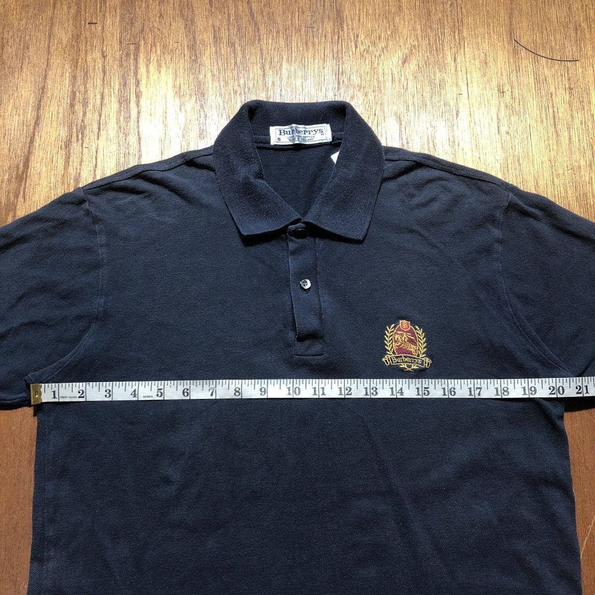 Burberry × Vintage Vintage Burberrys Collar T-Shirt Size US S / EU 44-46 / 1 - 9 Thumbnail