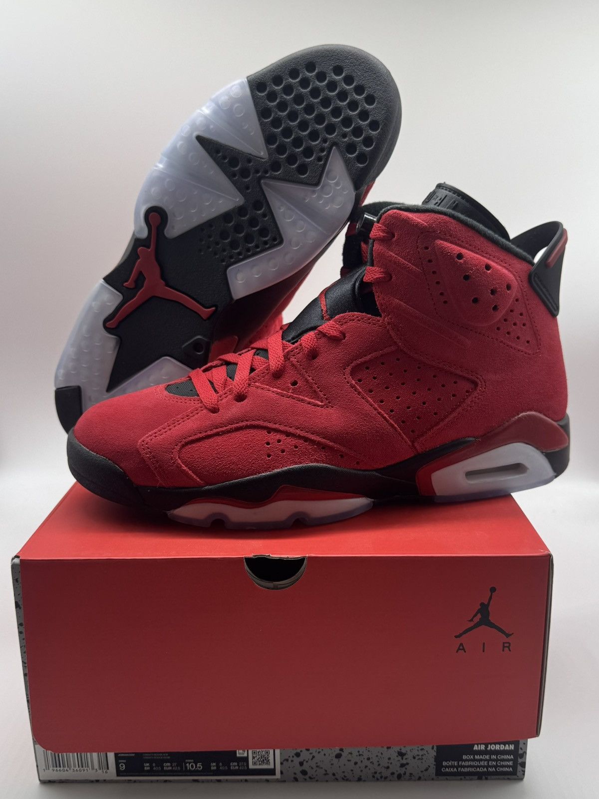 Nike Air Jordan 6 Retro Toro Bravo Red CT8529-600 Men’s Size 9 Size US 9 / EU 42 - 1 Thumbnail