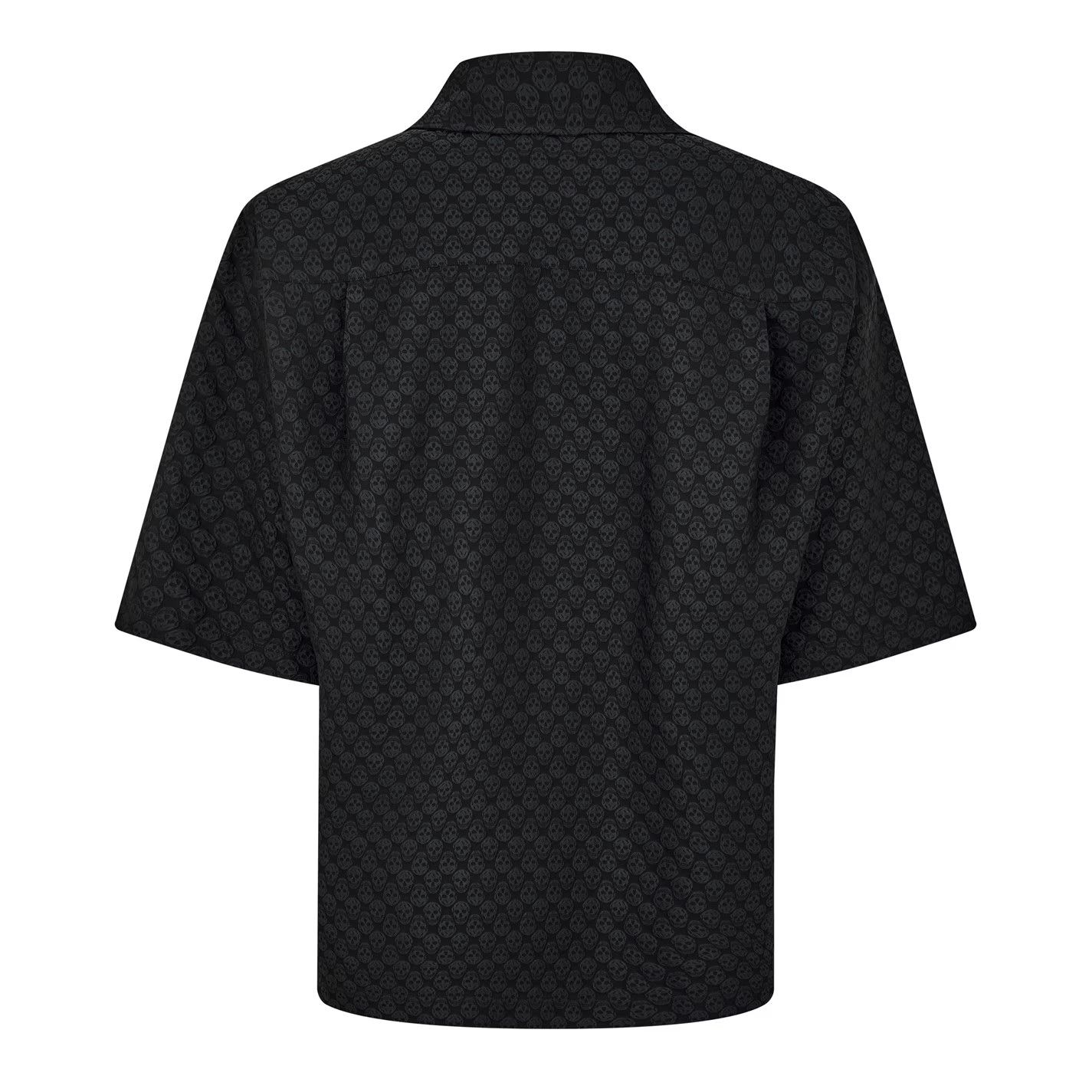 Alexander McQueen o1g2r1mq0326 Bowling Shirt in Black Size US M / EU 48-50 / 2 - 6 Thumbnail