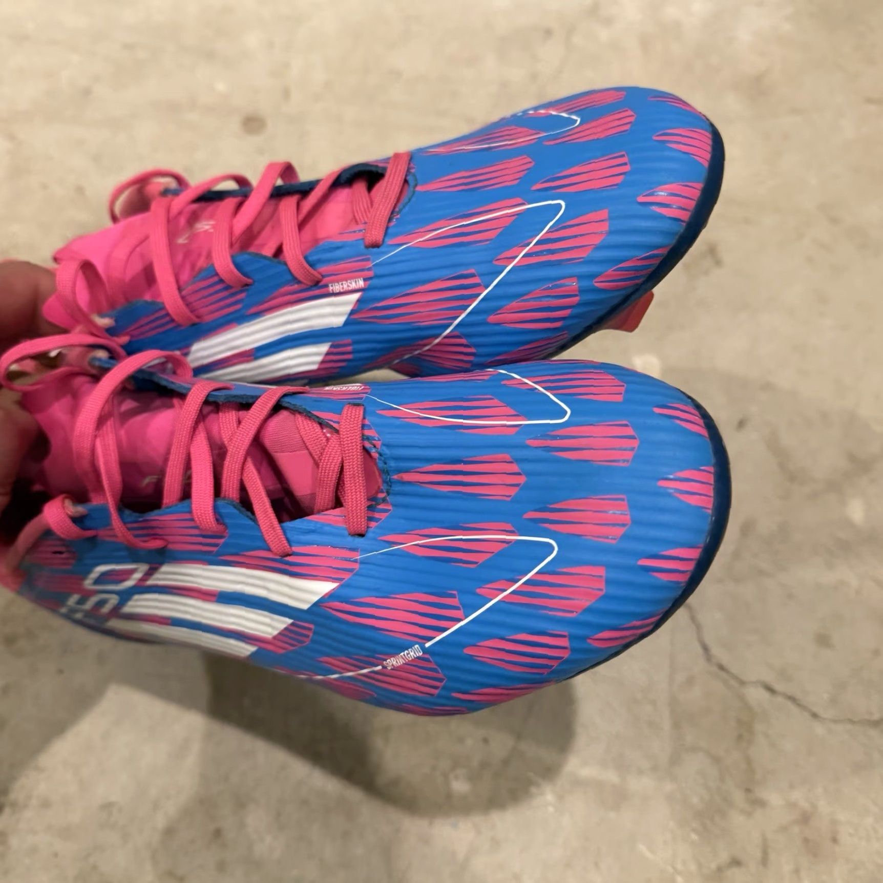 Adidas adidas adizero F50 League FG MG Blue Pink Men’s Soccer Cleats Sz 11 IE0603 Size US 11 / EU 44 - 6 Thumbnail
