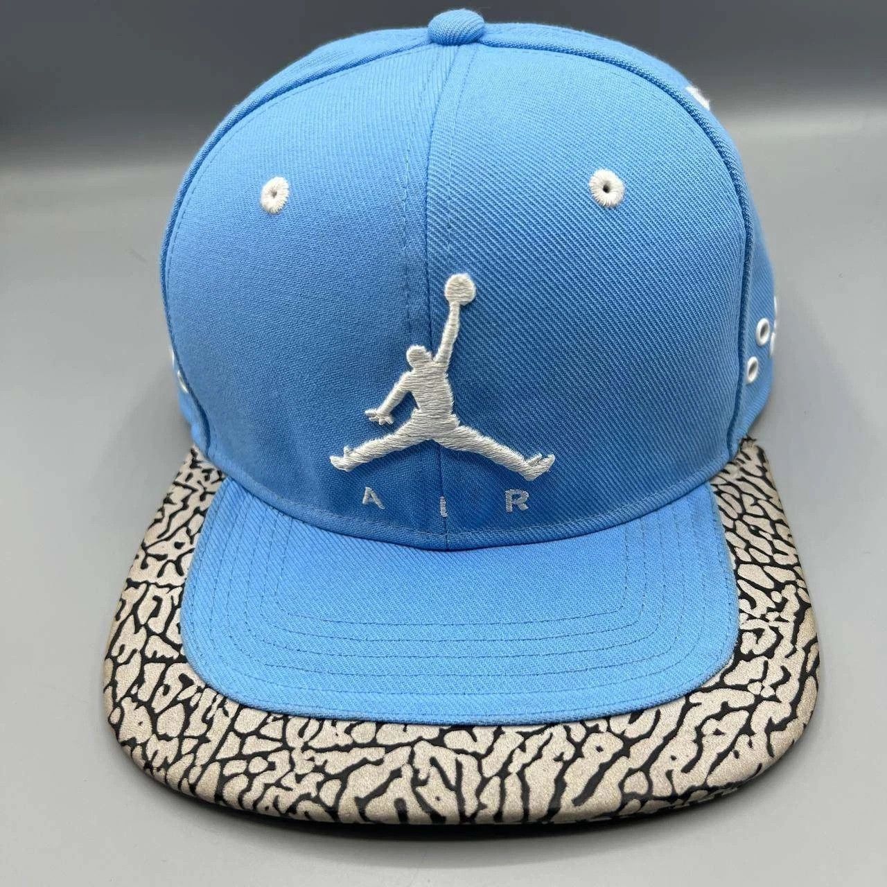 Air Jordan Hat Men Cement Elephant Embroidered Strap Back