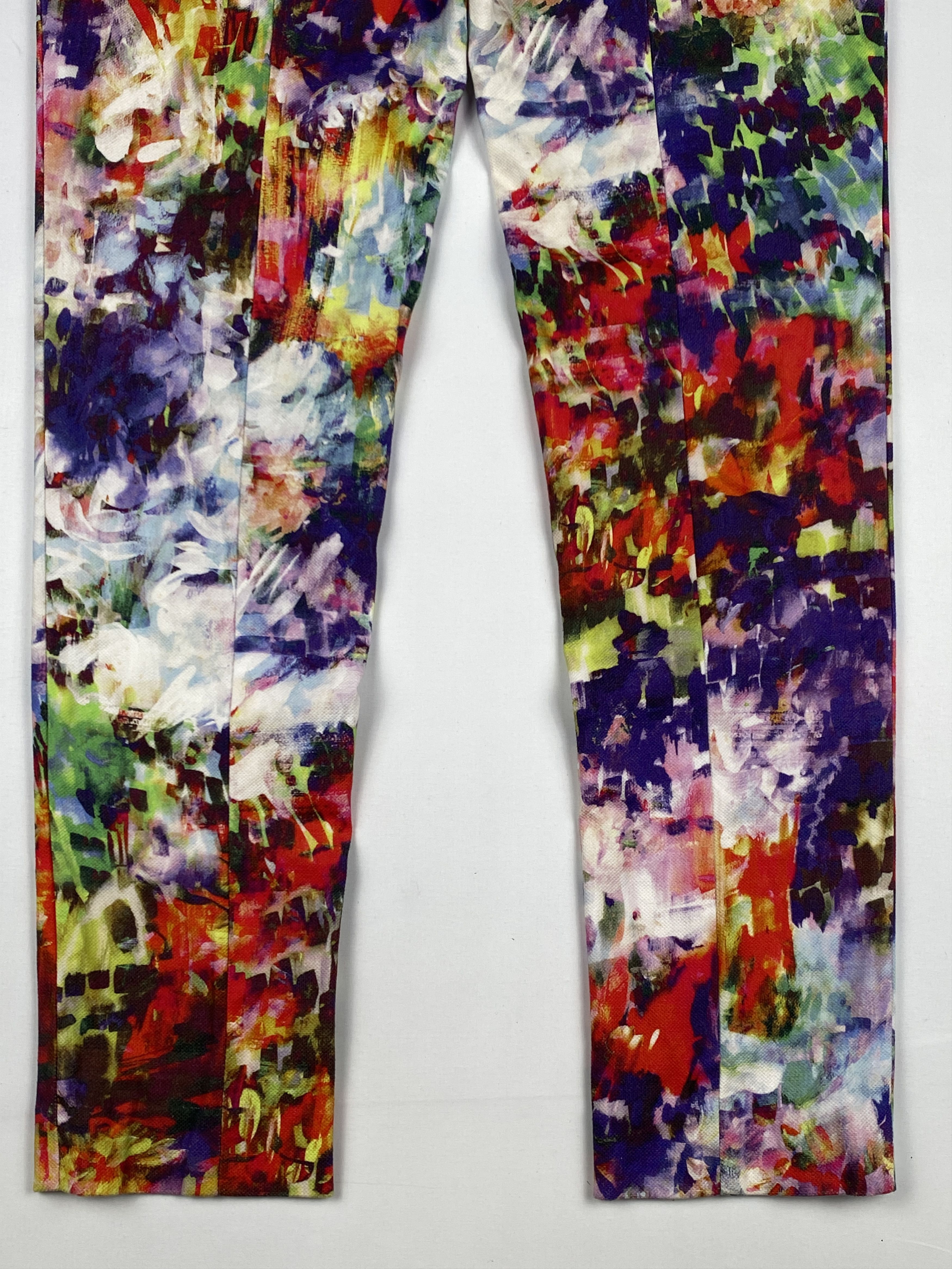 Dolce & Gabbana Multicolor Paint Splatter Print Jeans Size 30" / US 8 / IT 44 - 8 Thumbnail