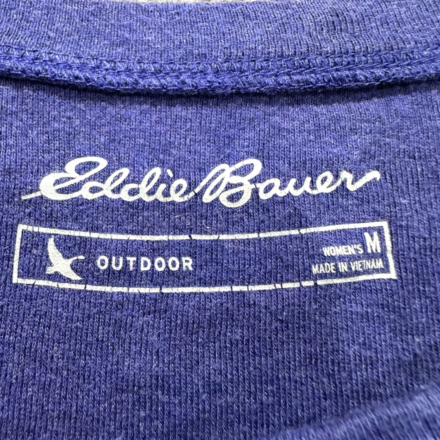 Eddie Bauer Eddie Bauer Shirt Womens M Purple Long Sleeve Casual Tee Cotton Crewneck Size M / US 6-8 / IT 42-44 - 4 Thumbnail