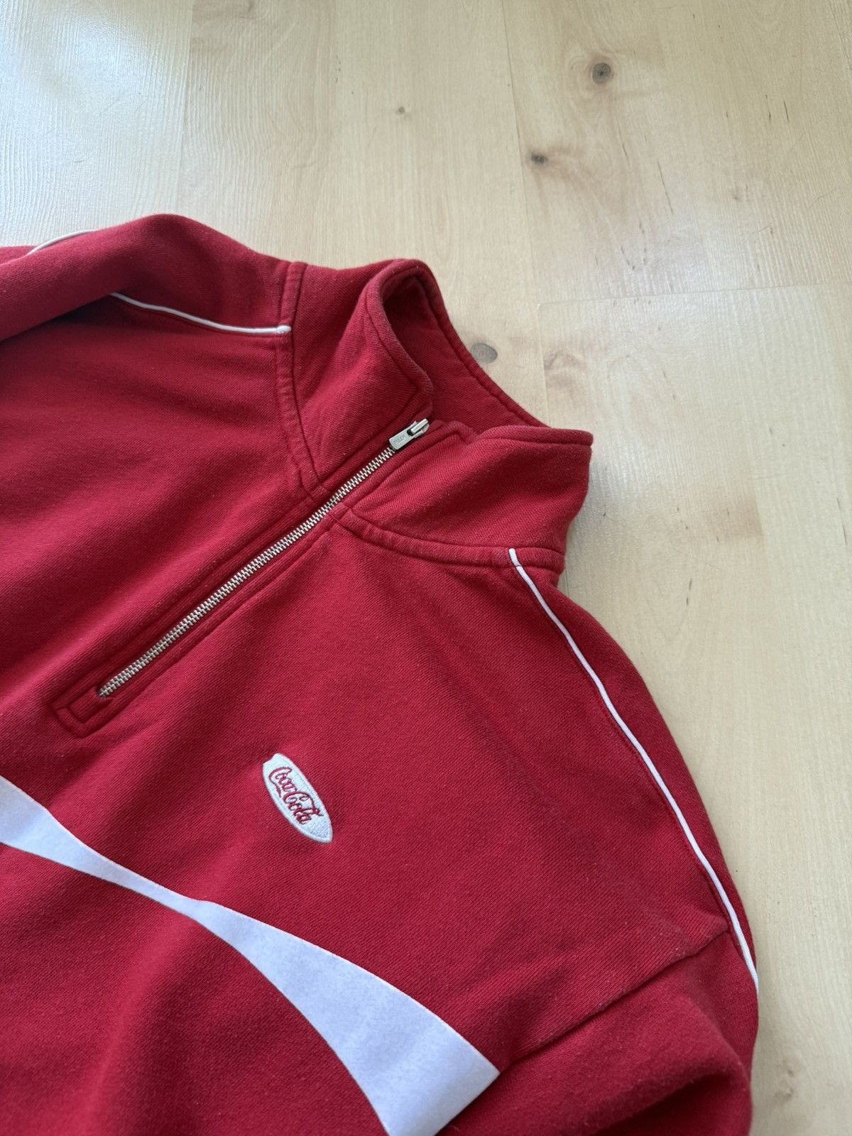 Coca Cola × Kith Kith x cocacola half zip crop top sweatshirt womens Size S / US 4 / IT 40 - 3 Thumbnail