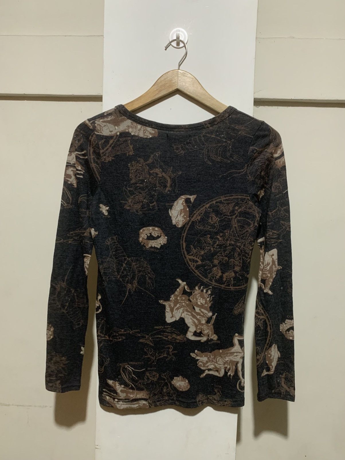 Japanese Brand Japanese 2nd sign AOP Silk Mesh Long Sleeve Tee Size US M / EU 48-50 / 2 - 9 Thumbnail