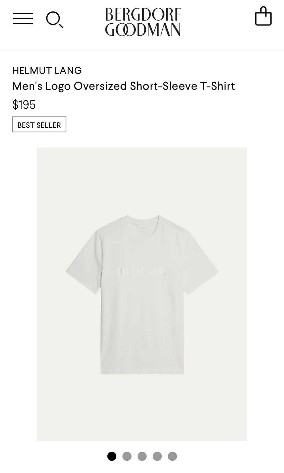 Helmut Lang HELMUT LANG - LOGO OVERSIZED SHORT SLEEVE T-SHIRT Size US XXL / EU 58 / 5 - 3 Thumbnail
