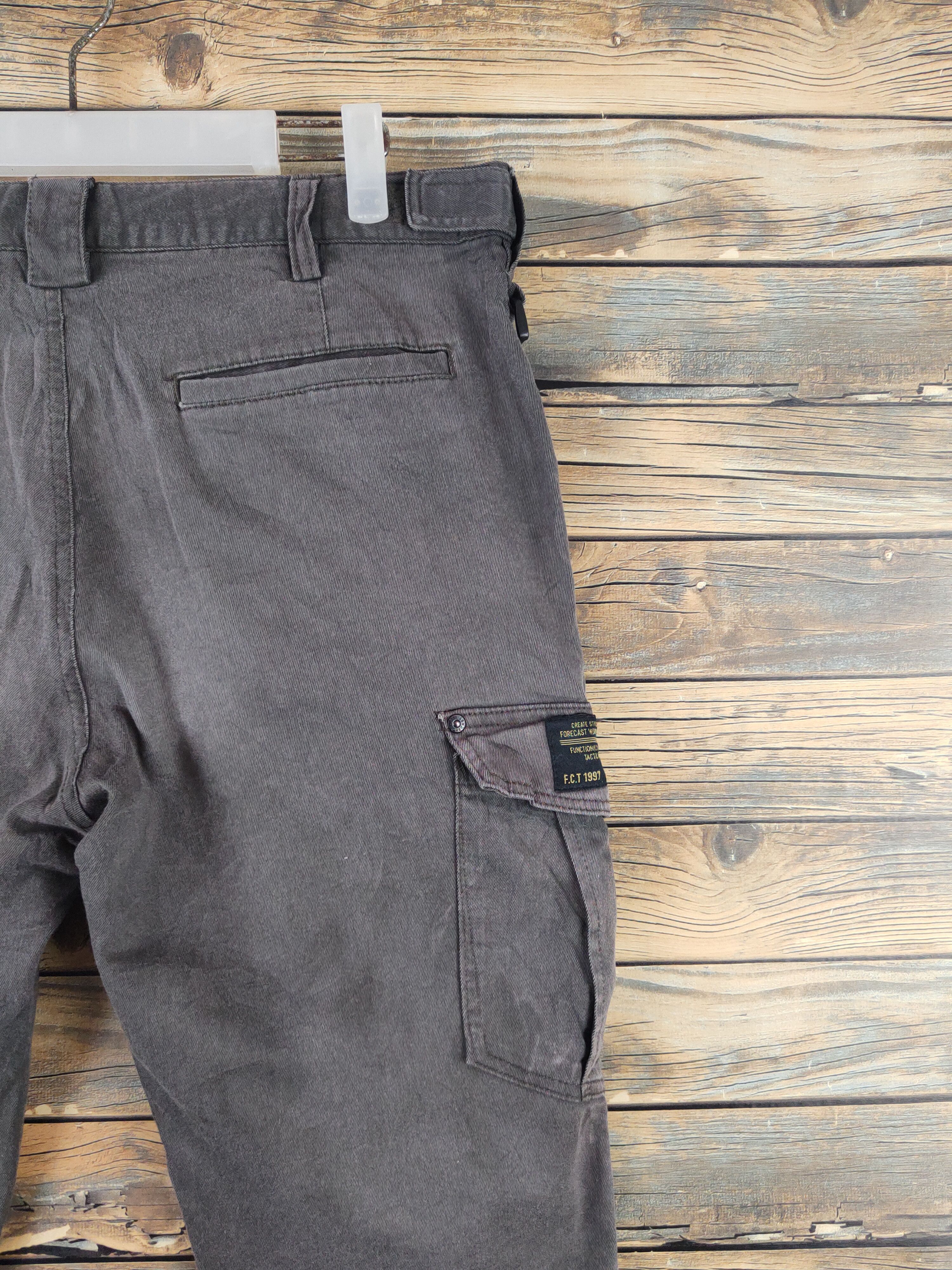 Japanese Brand Forecast Brown Faded Multipocket Tactical Cargo Pants #W2189 Size US 34 / EU 50 - 12 Thumbnail