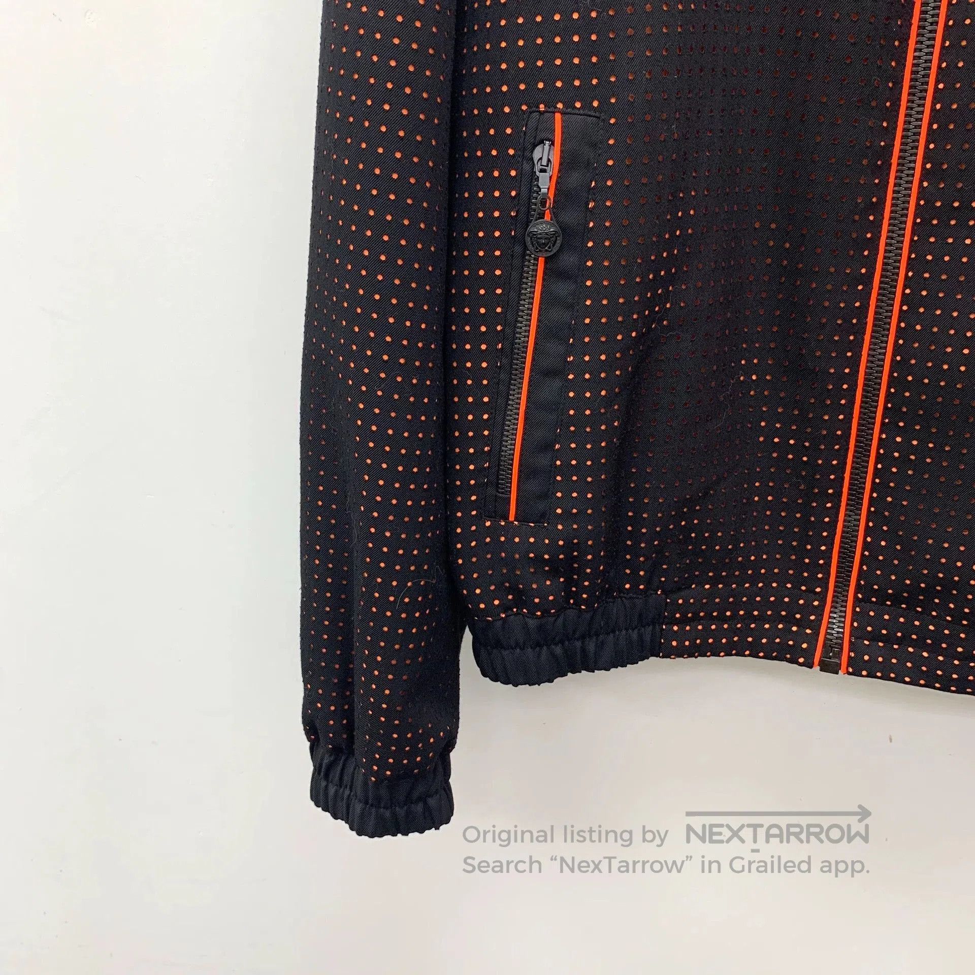 Versace Versace Colorblock Mesh Zip Jacket. Size US L / EU 52-54 / 3 - 4 Thumbnail