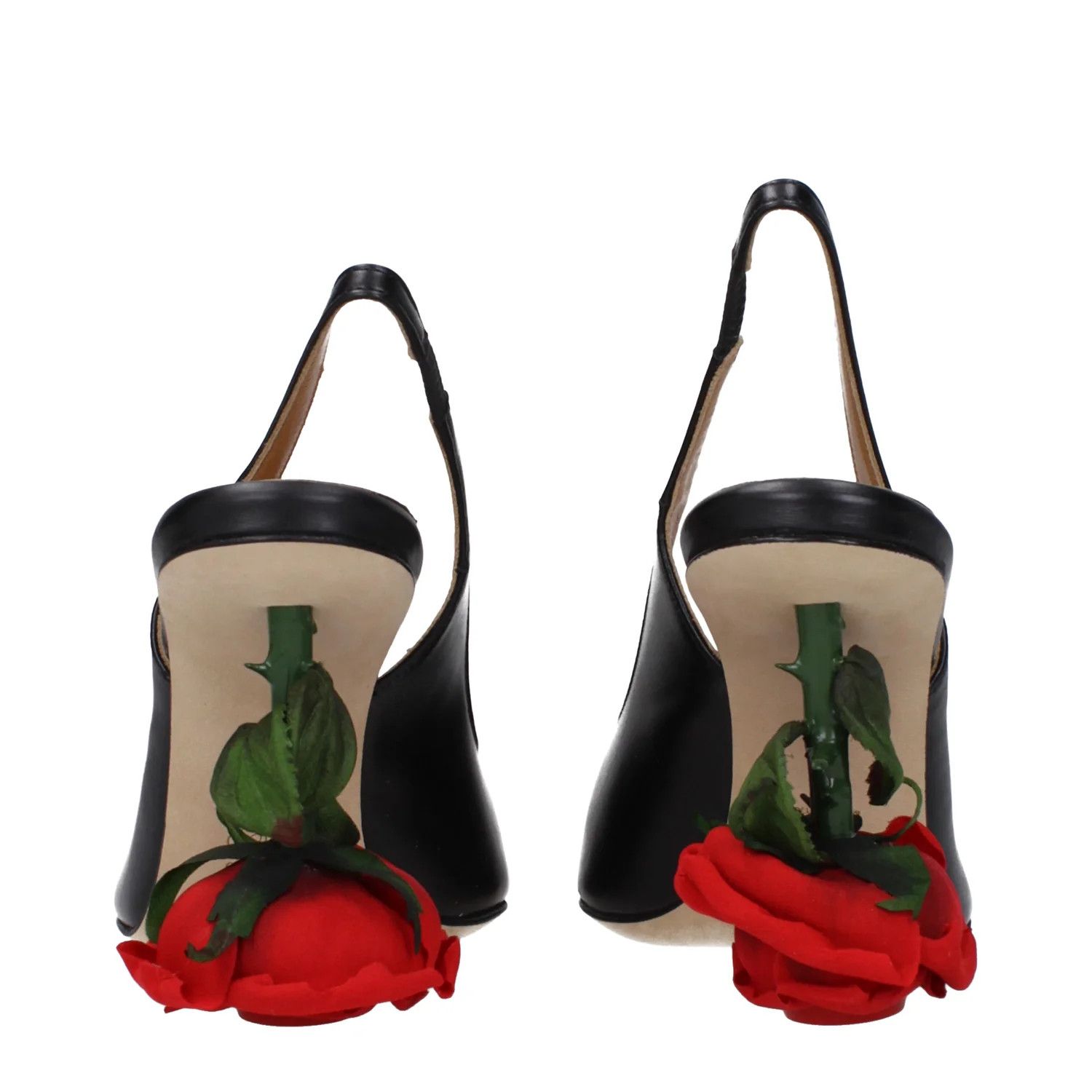Loewe ob1o1e1124 Leather Sandals in Black Size US 7 / IT 37 - 5 Thumbnail