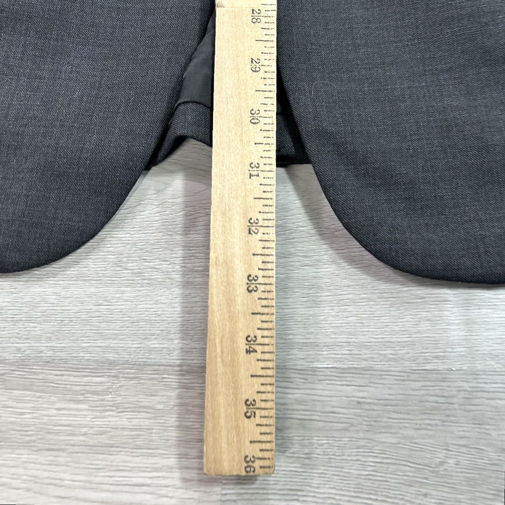 Theory Theory Mens Two-Button Notch Lapel Wool Blazer Jacket 42R Gray Formal Suit Coat Regular Sleeve 4-Button Cuff Mens Size 42R - 7 Thumbnail