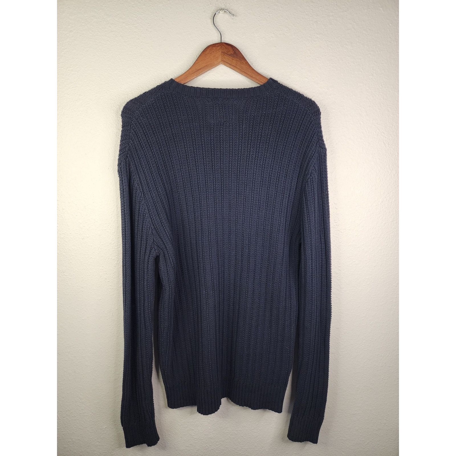 JACHS NY Jachs Knit Sweater Crewneck Classic Navy Men's Pullover XL Size US XL / EU 56 / 4 - 3 Thumbnail
