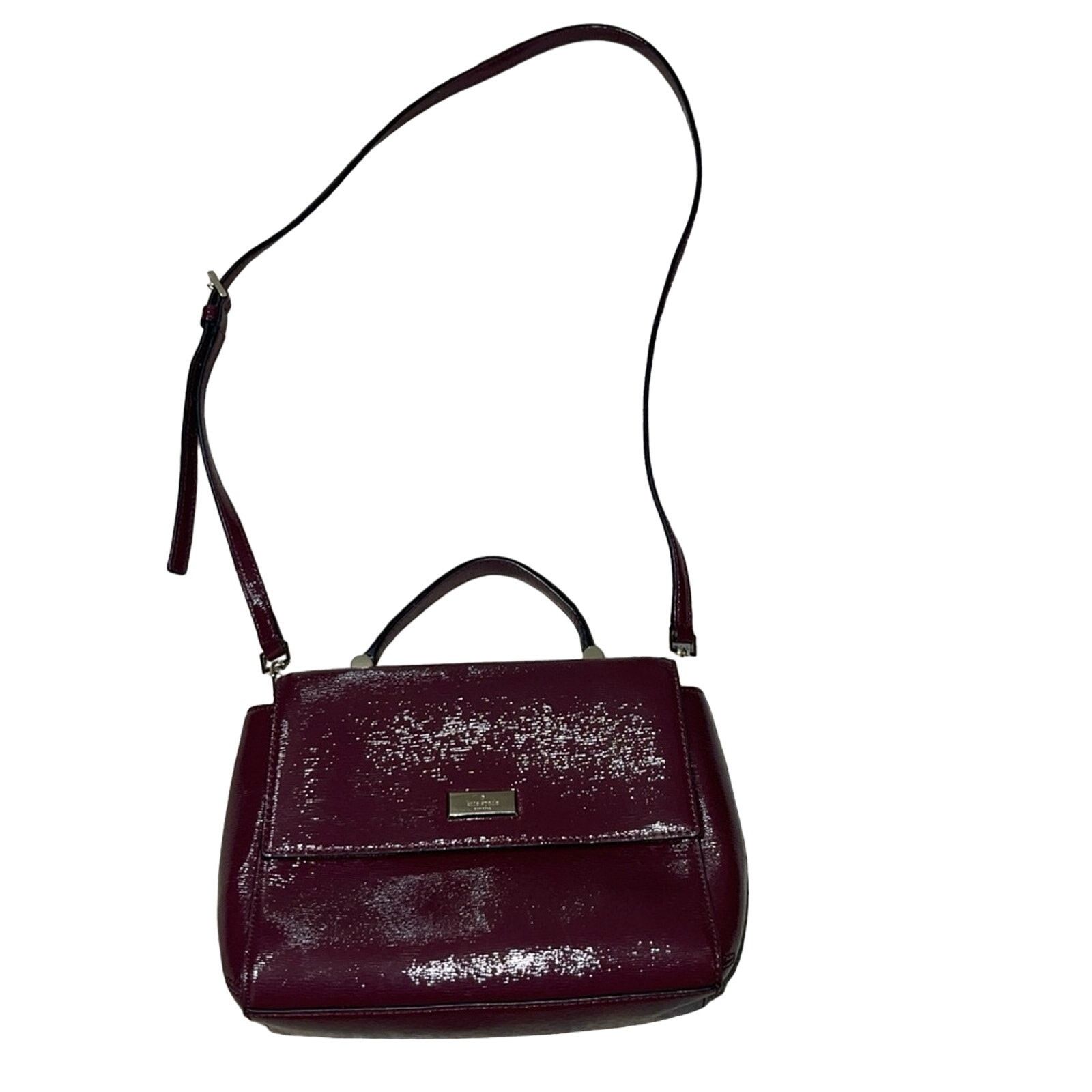 Kate Spade Kate Spade Brynlee Bixby Place Wine Burgundy Crossbody Purse Size ONE SIZE - 3 Thumbnail