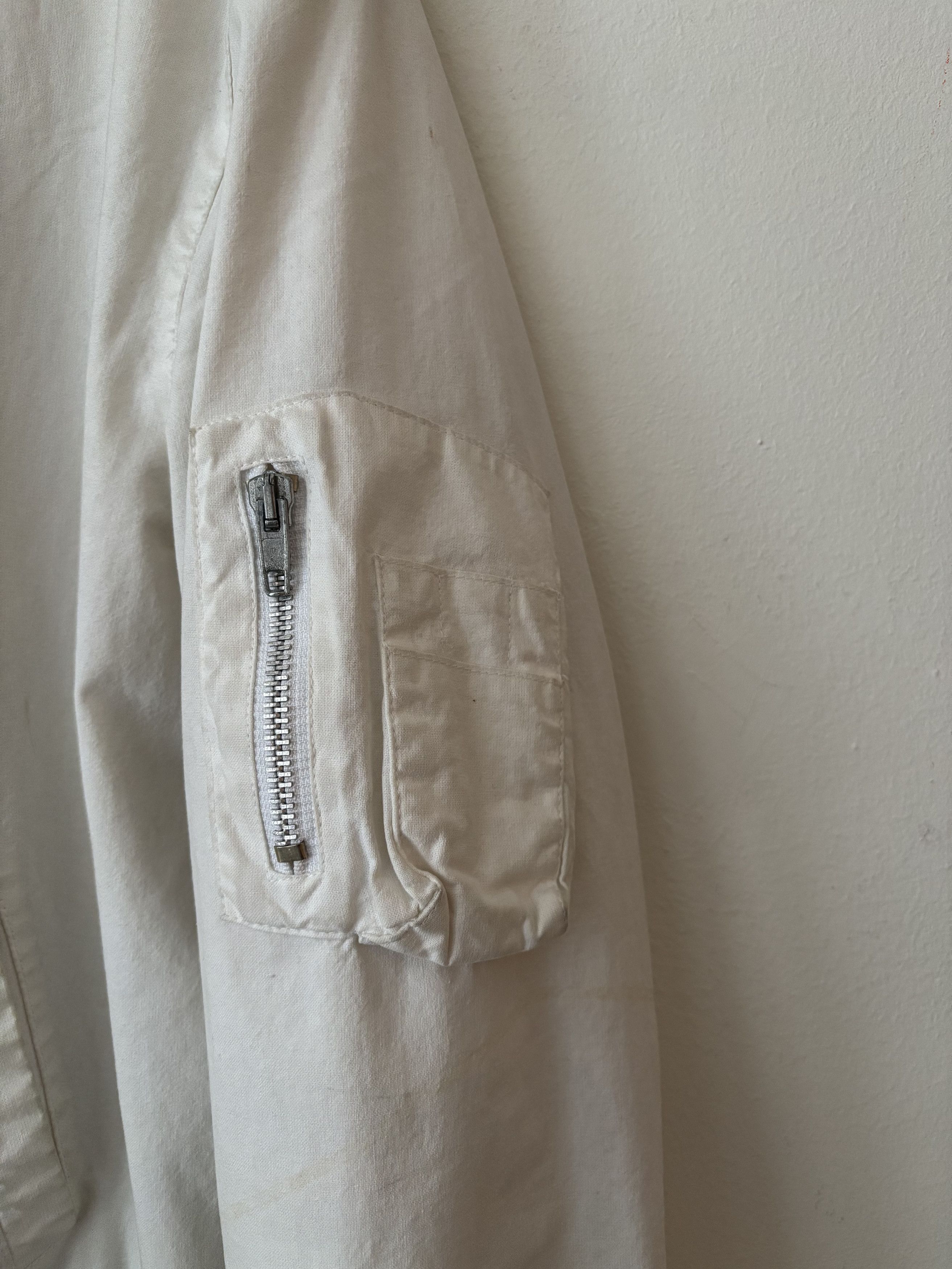 Helmut Lang Helmut Lang High Neck Resin Cotton Bomber Jacket Size US S / EU 44-46 / 1 - 4 Thumbnail
